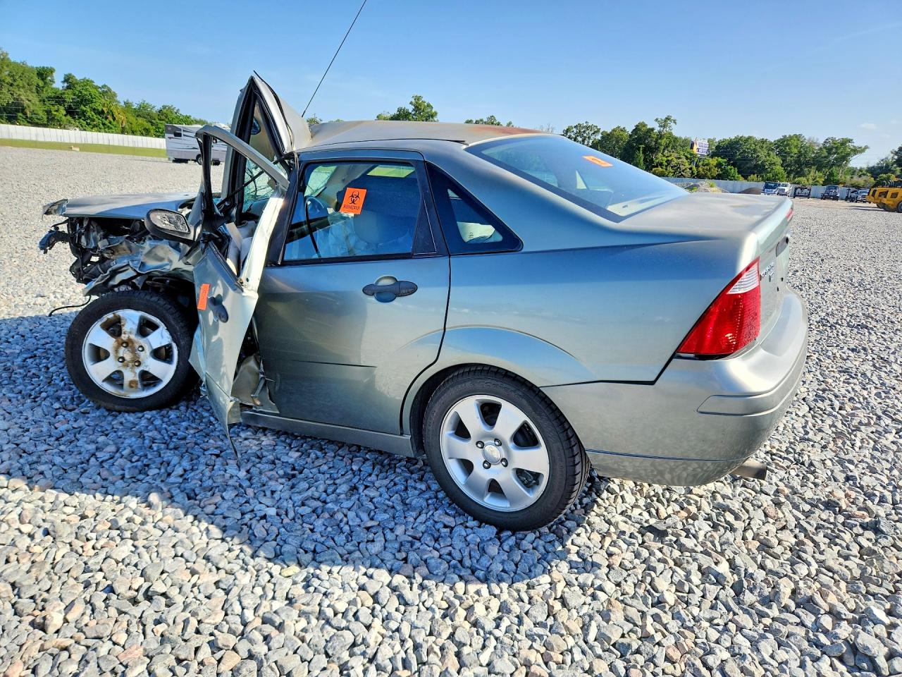 2006 Ford Focus Zx4 Turquoise vin: 1FAHP34N86W235649