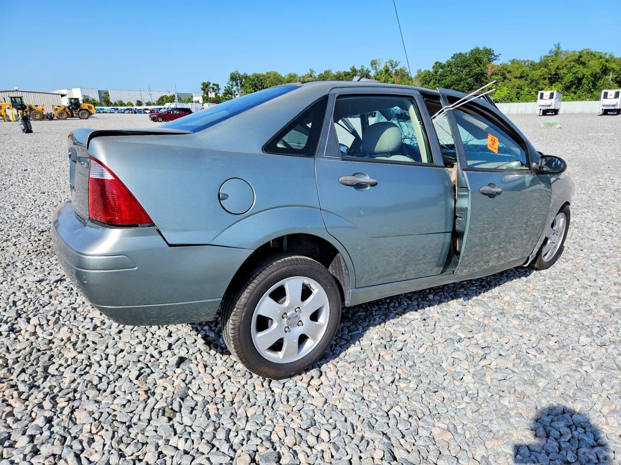 2006 Ford Focus Zx4 Turquoise vin: 1FAHP34N86W235649