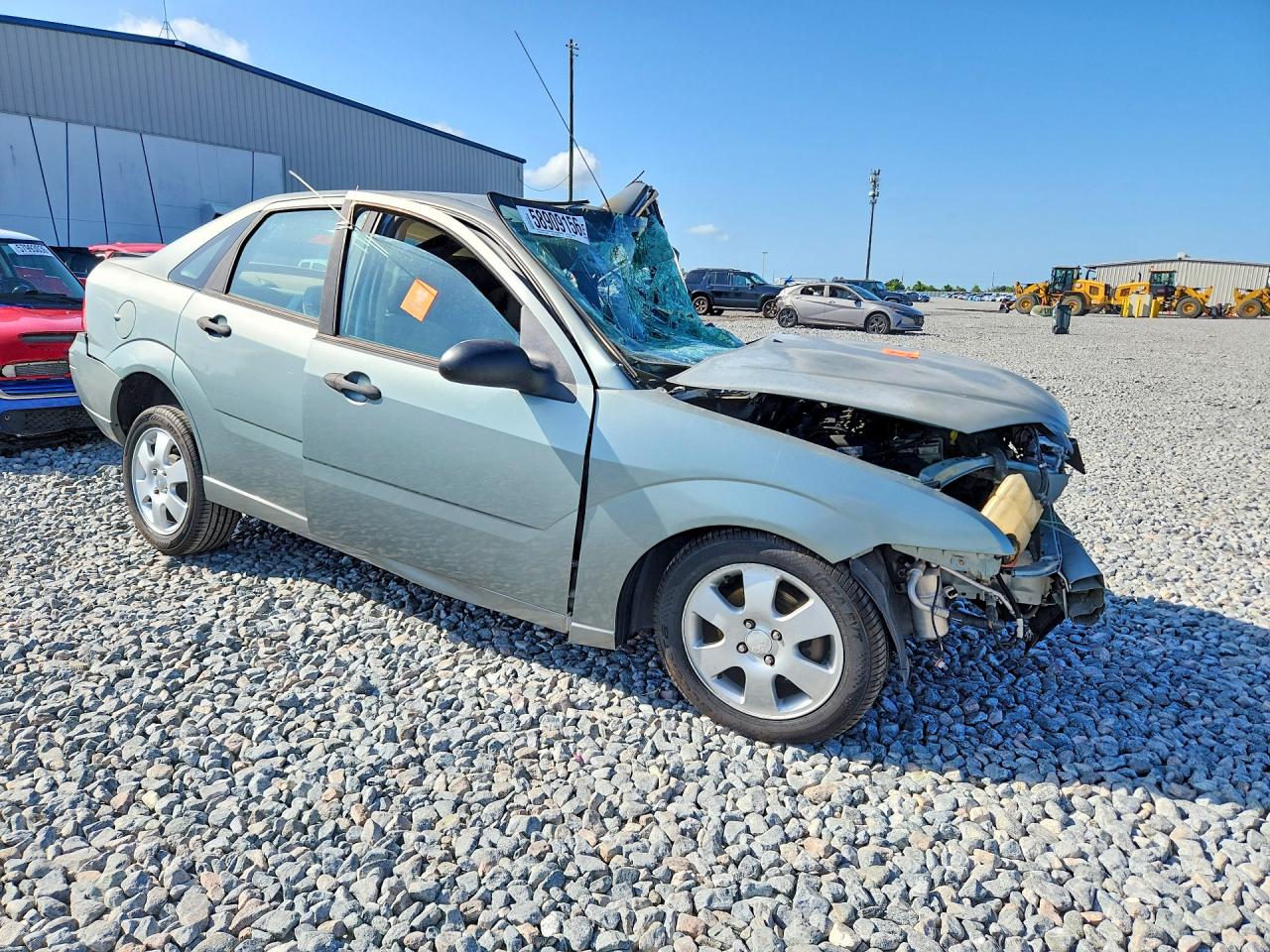 2006 Ford Focus Zx4 Turquoise vin: 1FAHP34N86W235649