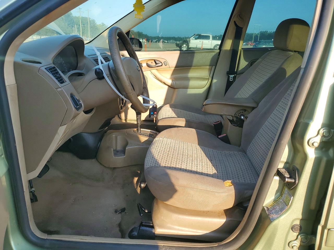 2007 Ford Focus Zx4 Green vin: 1FAHP34N87W149775