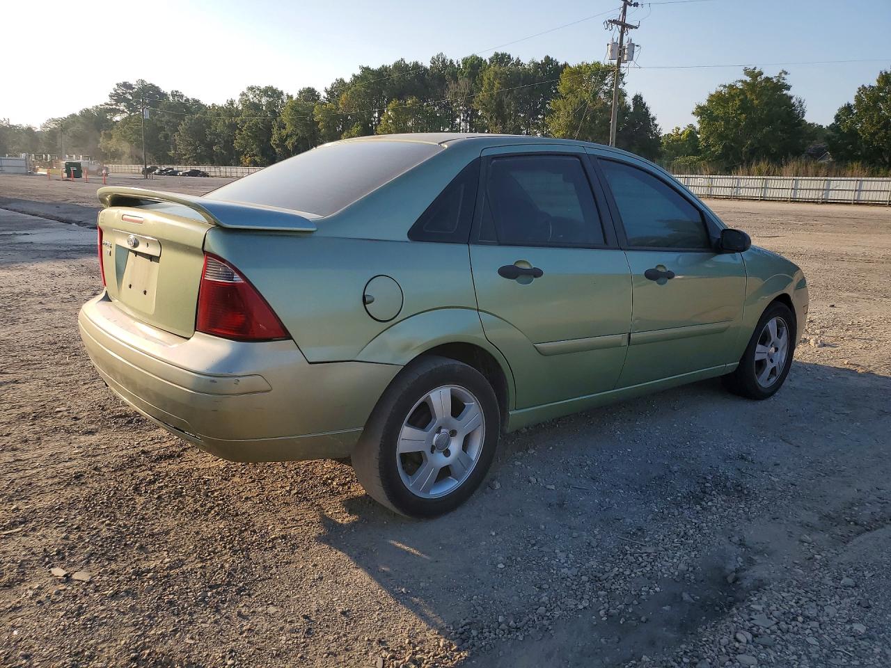 2007 Ford Focus Zx4 Green vin: 1FAHP34N87W149775
