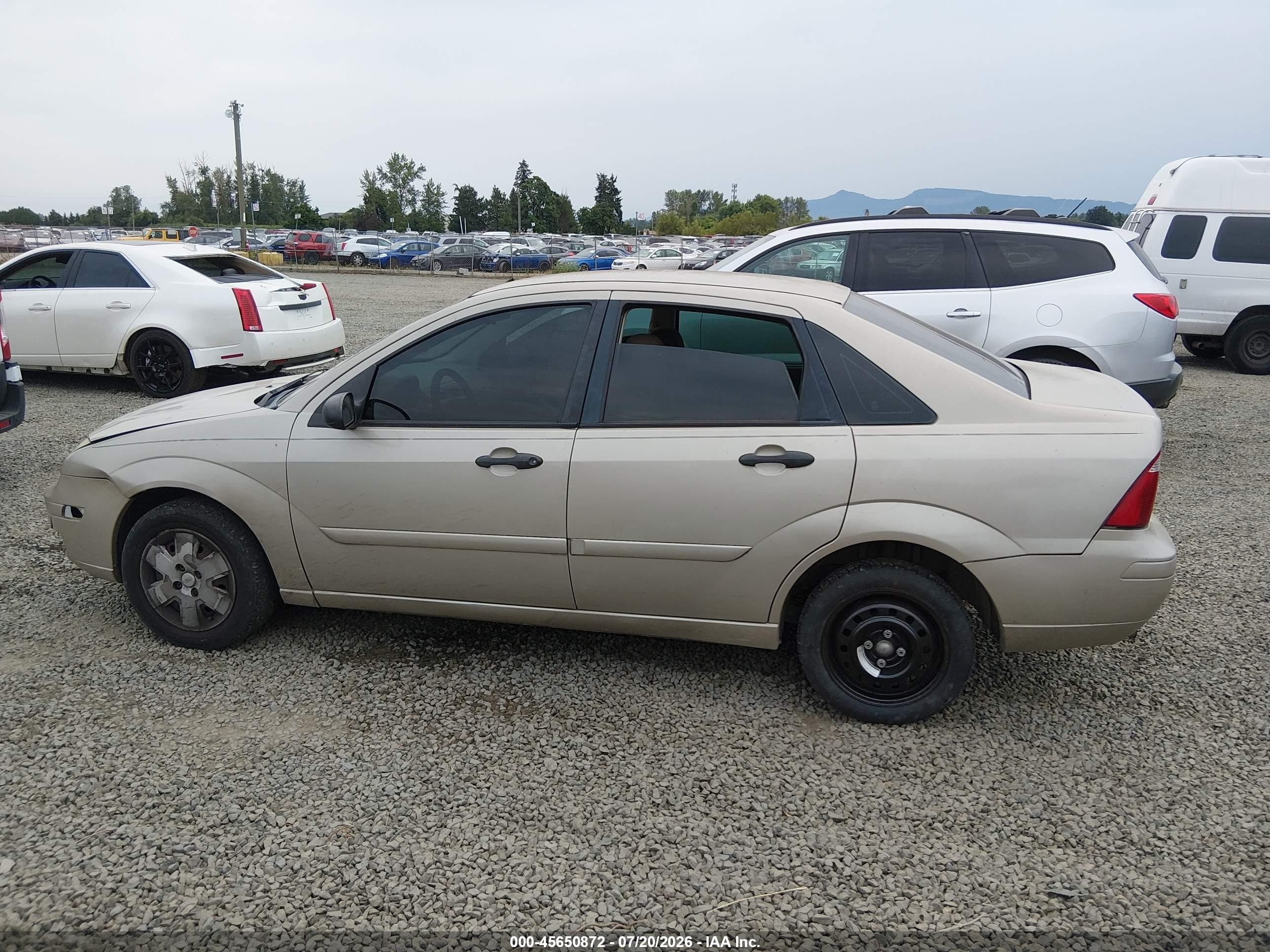 2007 Ford Focus S/se/ses Tan vin: 1FAHP34N87W162591