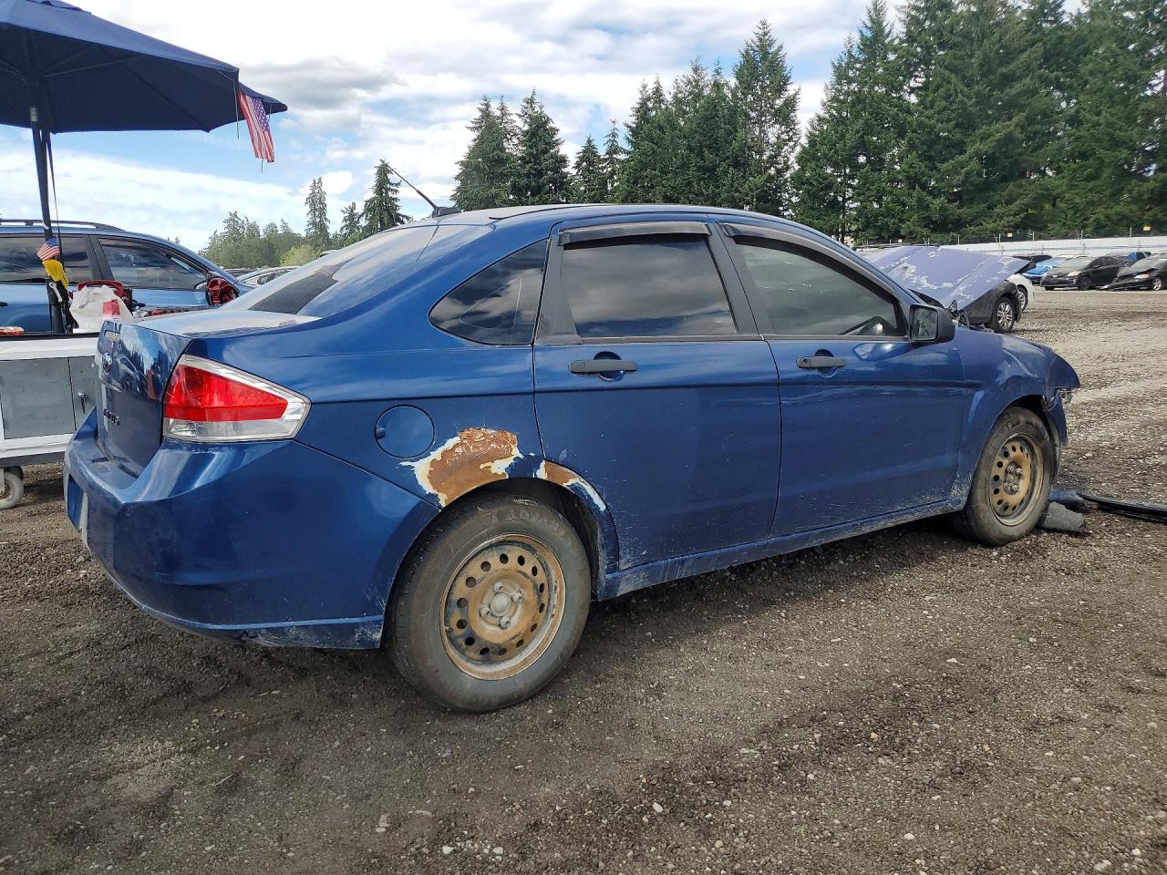 2008 Ford Focus S/se Blue vin: 1FAHP34N88W132430