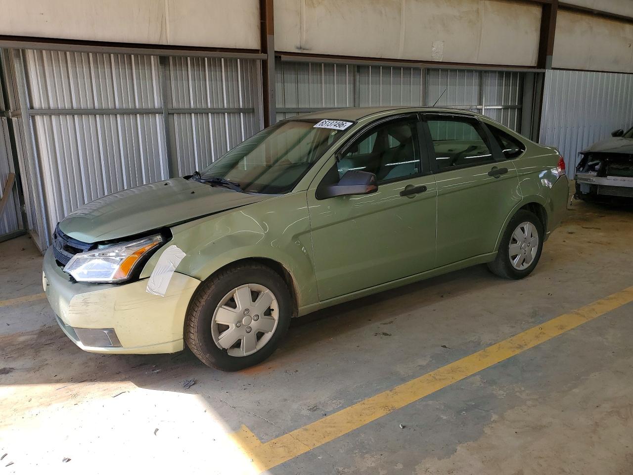 2008 Ford Focus S/se Green vin: 1FAHP34N88W181000