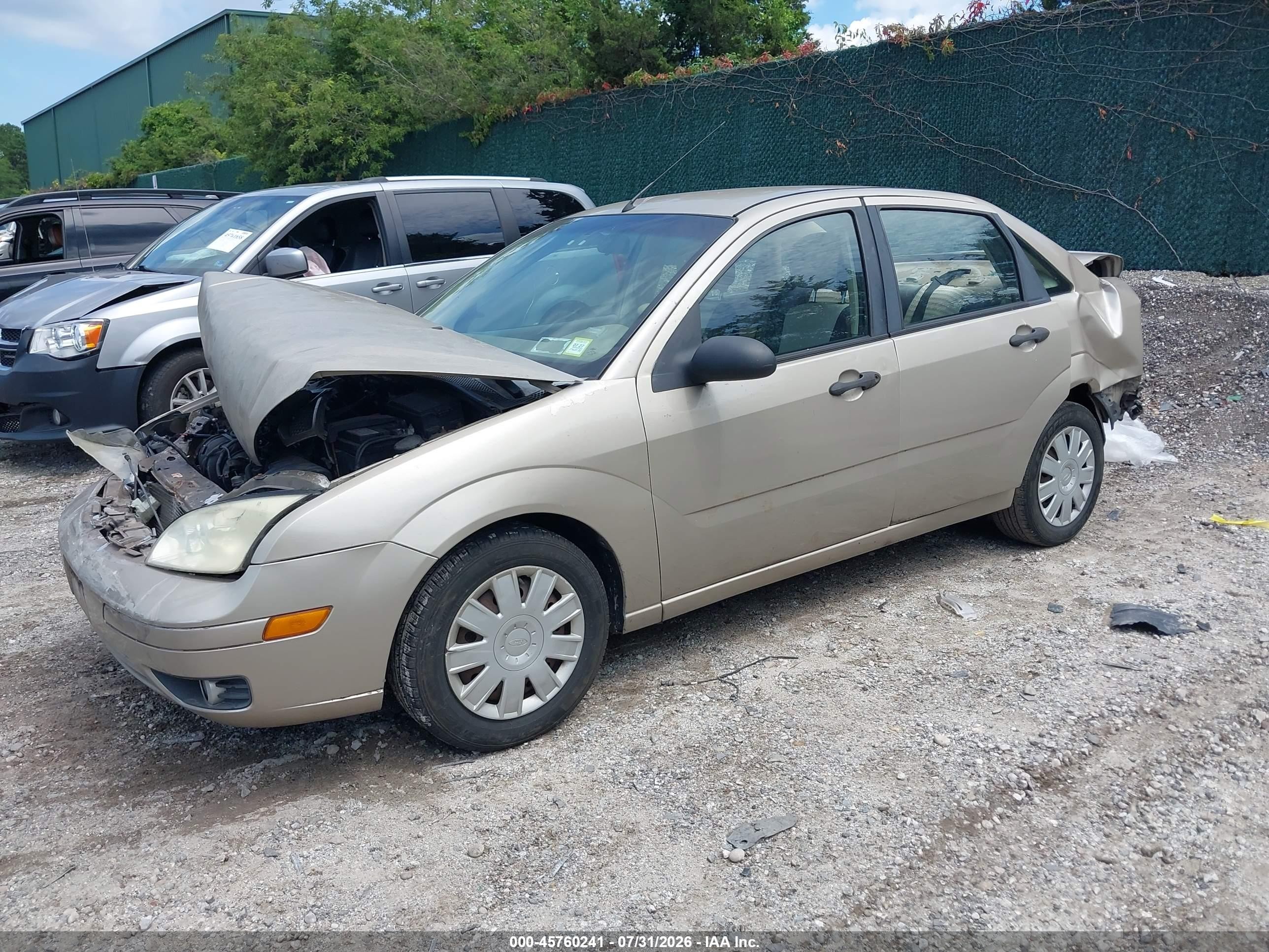 2006 Ford Focus Zx4 Кремовый vin: 1FAHP34N96W200103
