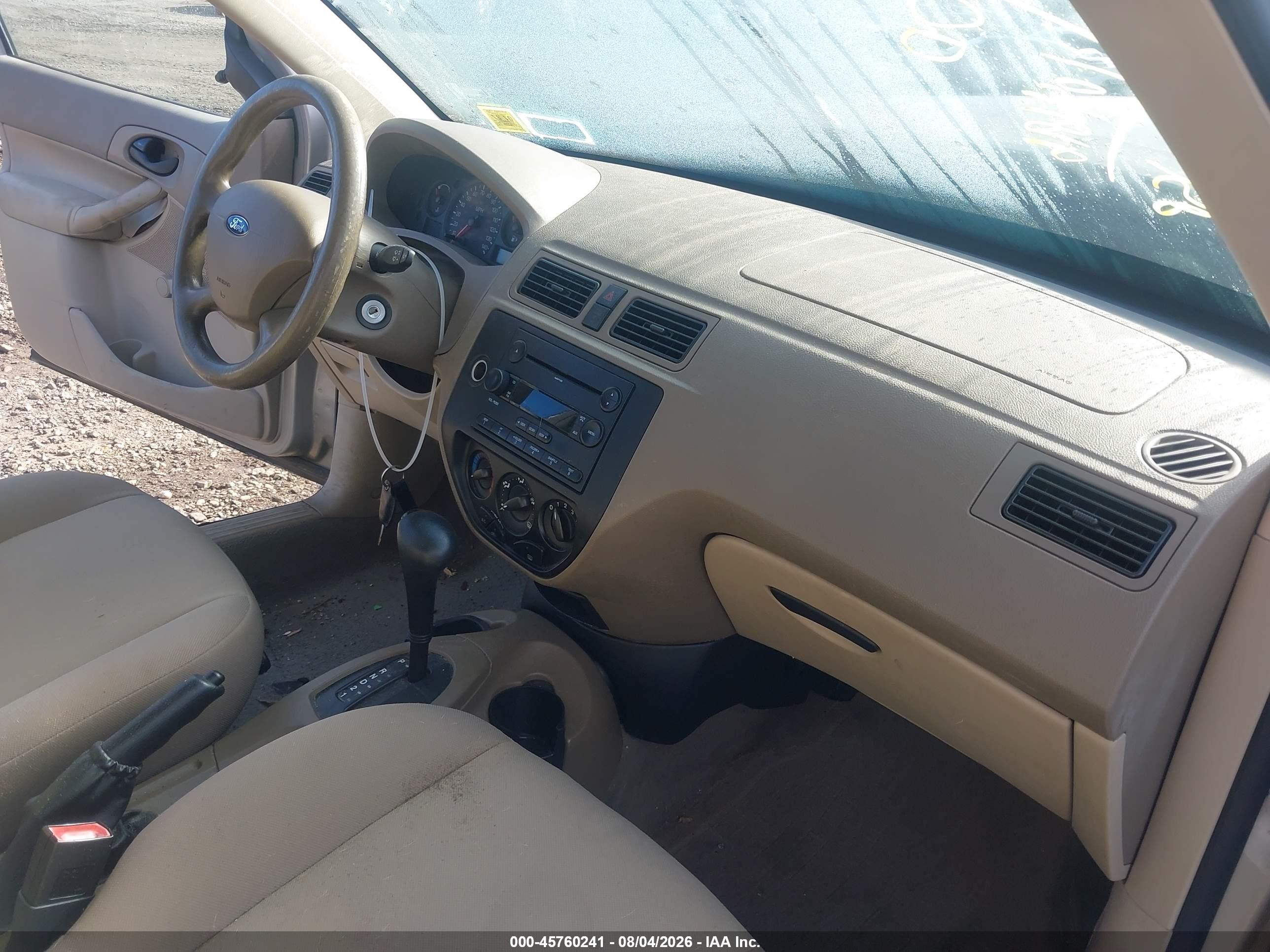 2006 Ford Focus Zx4 Кремовый vin: 1FAHP34N96W200103