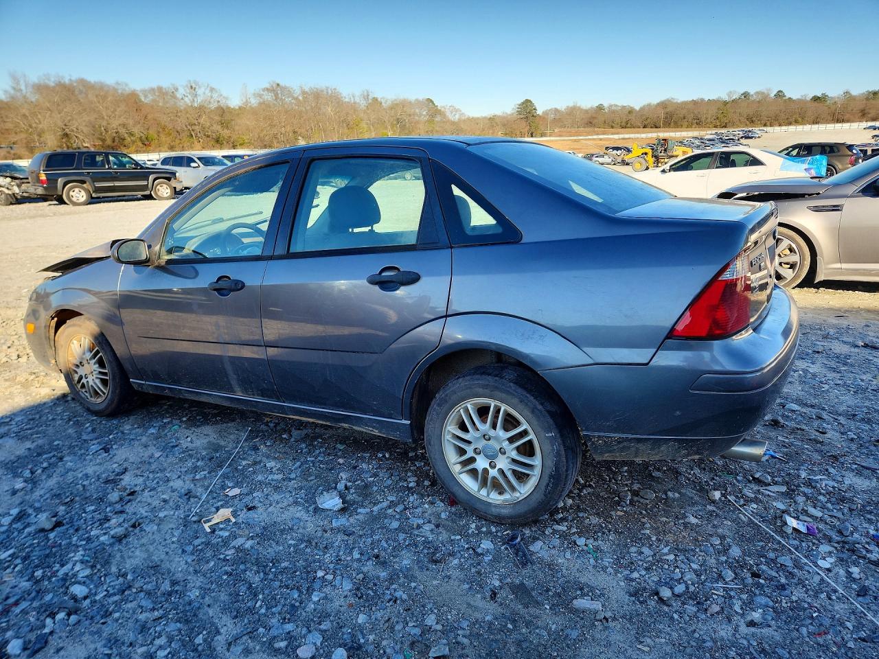 2006 Ford Focus Zx4 Gray vin: 1FAHP34N96W209982