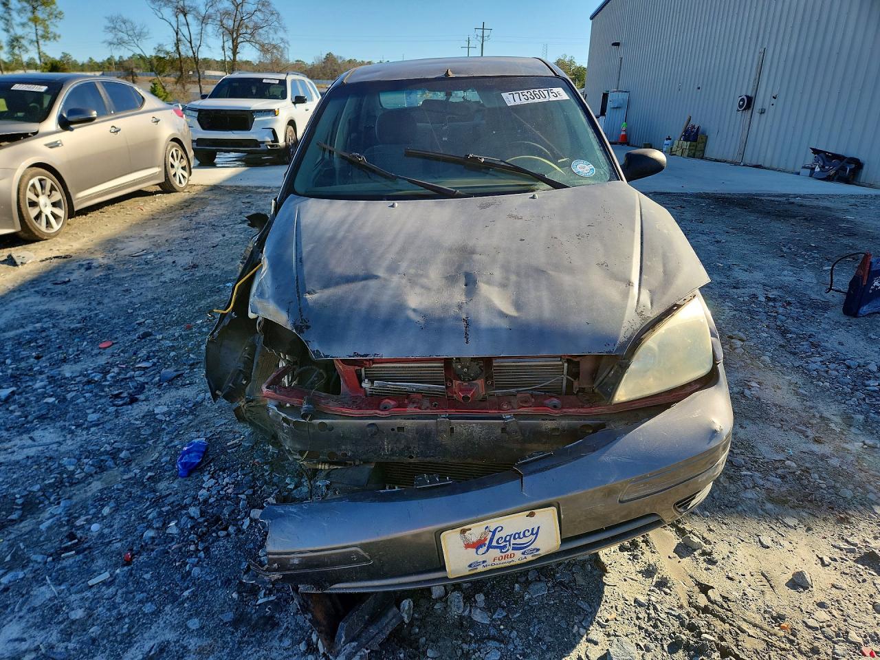 2006 Ford Focus Zx4 Gray vin: 1FAHP34N96W209982