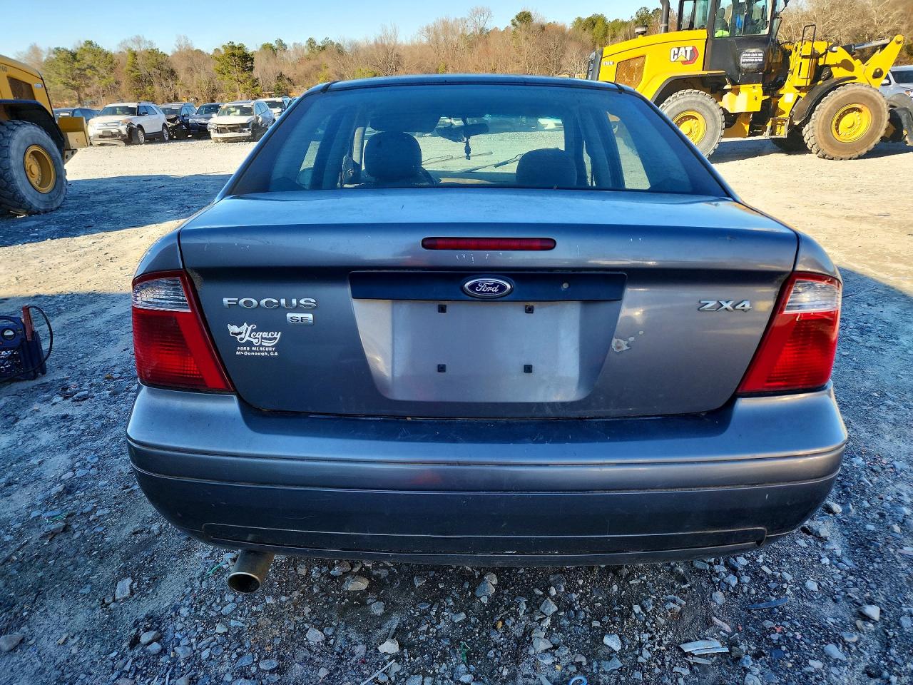 2006 Ford Focus Zx4 Gray vin: 1FAHP34N96W209982