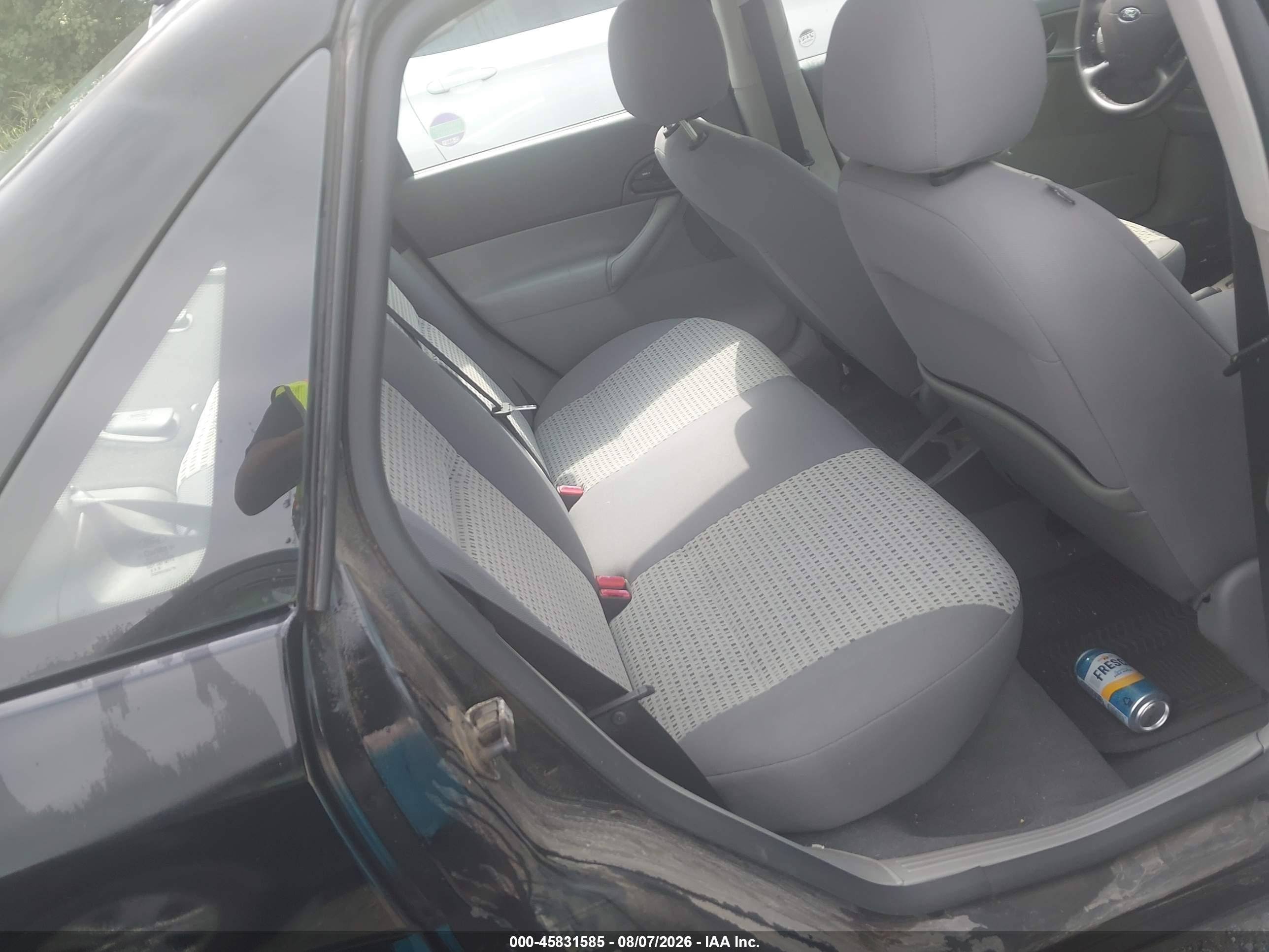 2007 Ford Focus S/se/ses Черный vin: 1FAHP34N97W191730