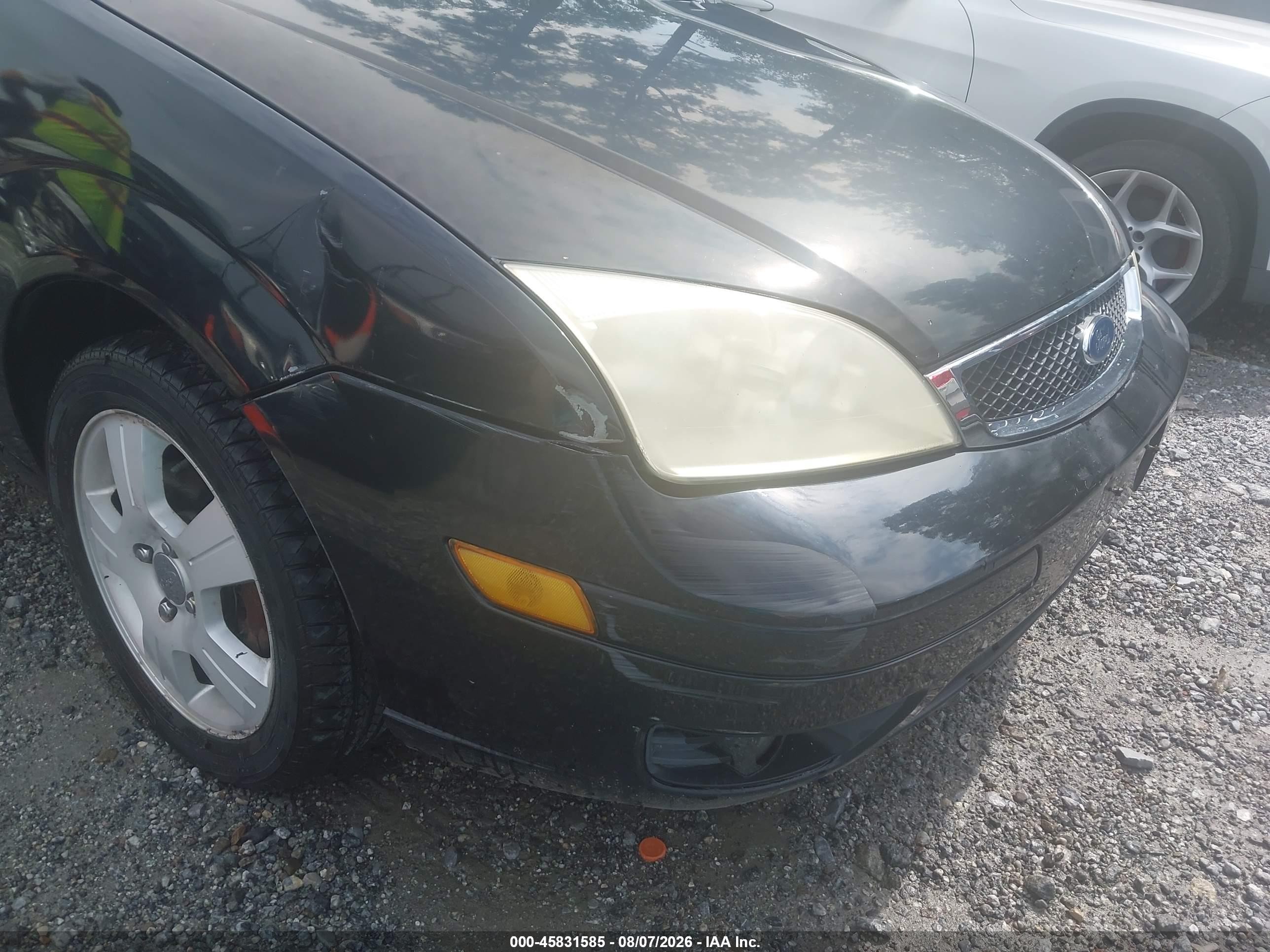 2007 Ford Focus S/se/ses Черный vin: 1FAHP34N97W191730