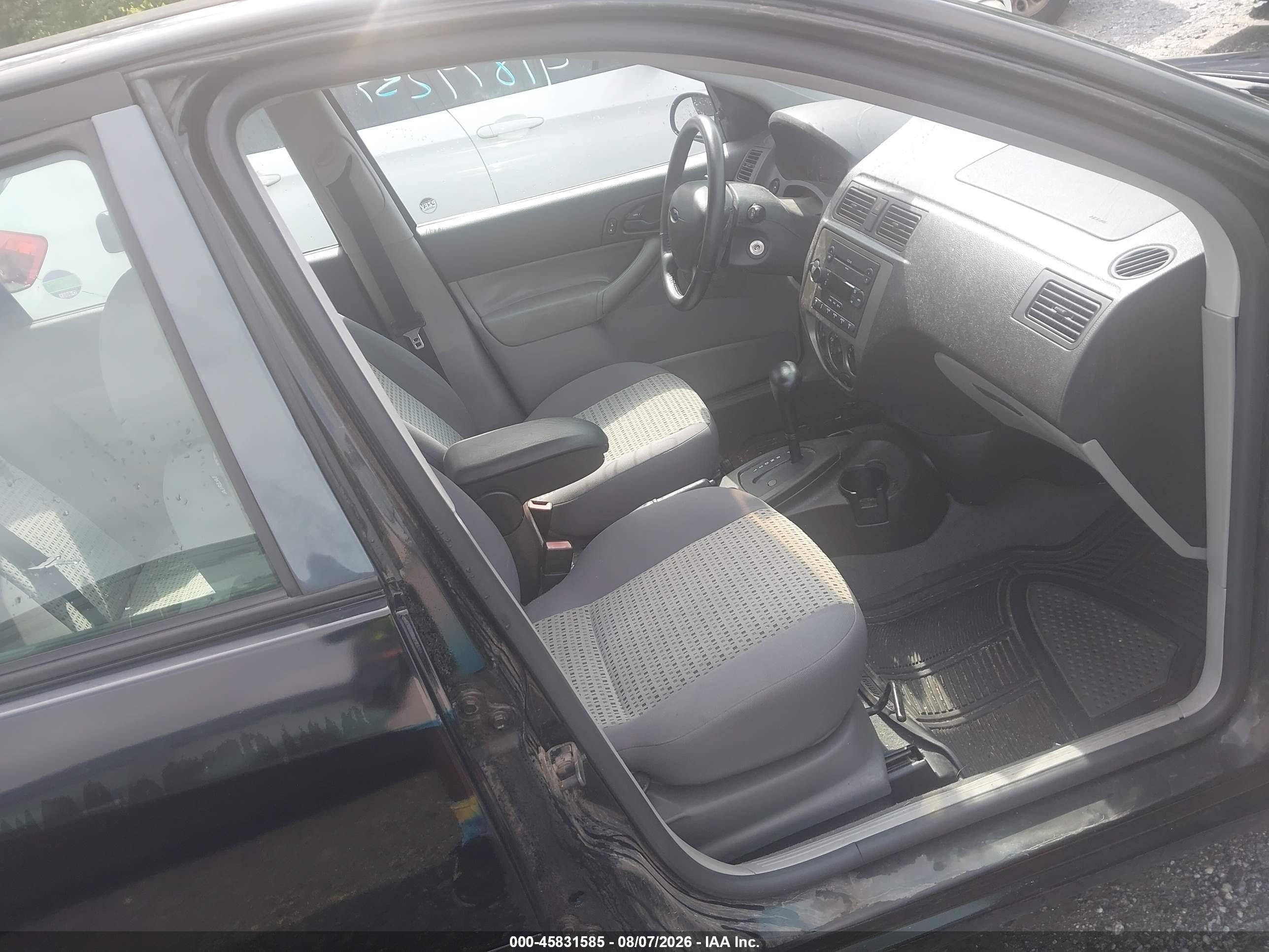2007 Ford Focus S/se/ses Черный vin: 1FAHP34N97W191730