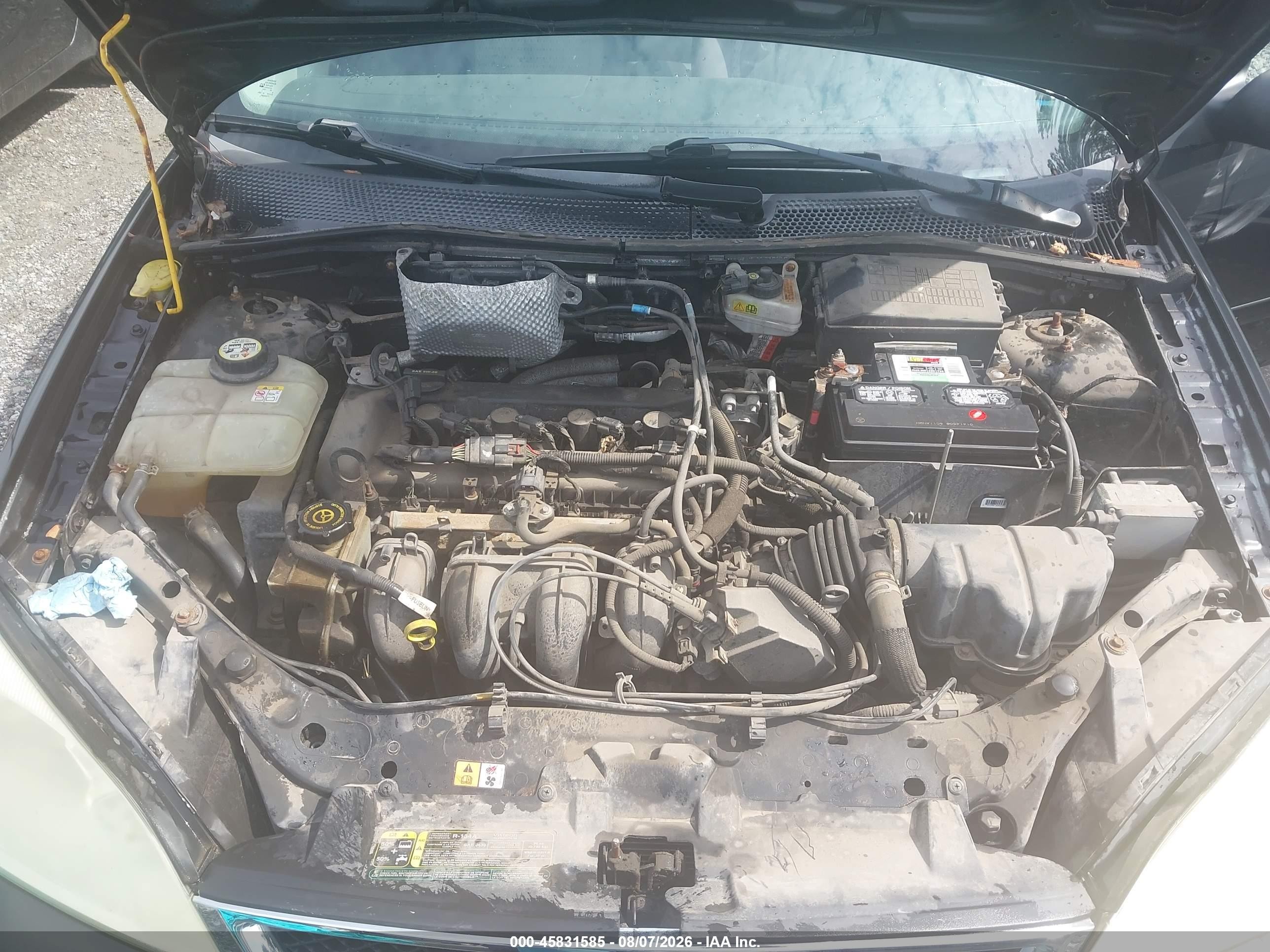 2007 Ford Focus S/se/ses Черный vin: 1FAHP34N97W191730