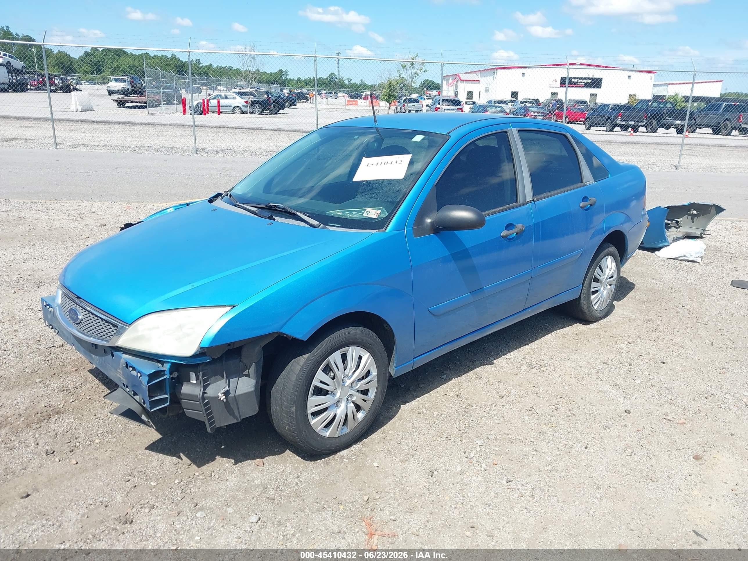 2007 Ford Focus S/se/ses Синий vin: 1FAHP34N97W244989