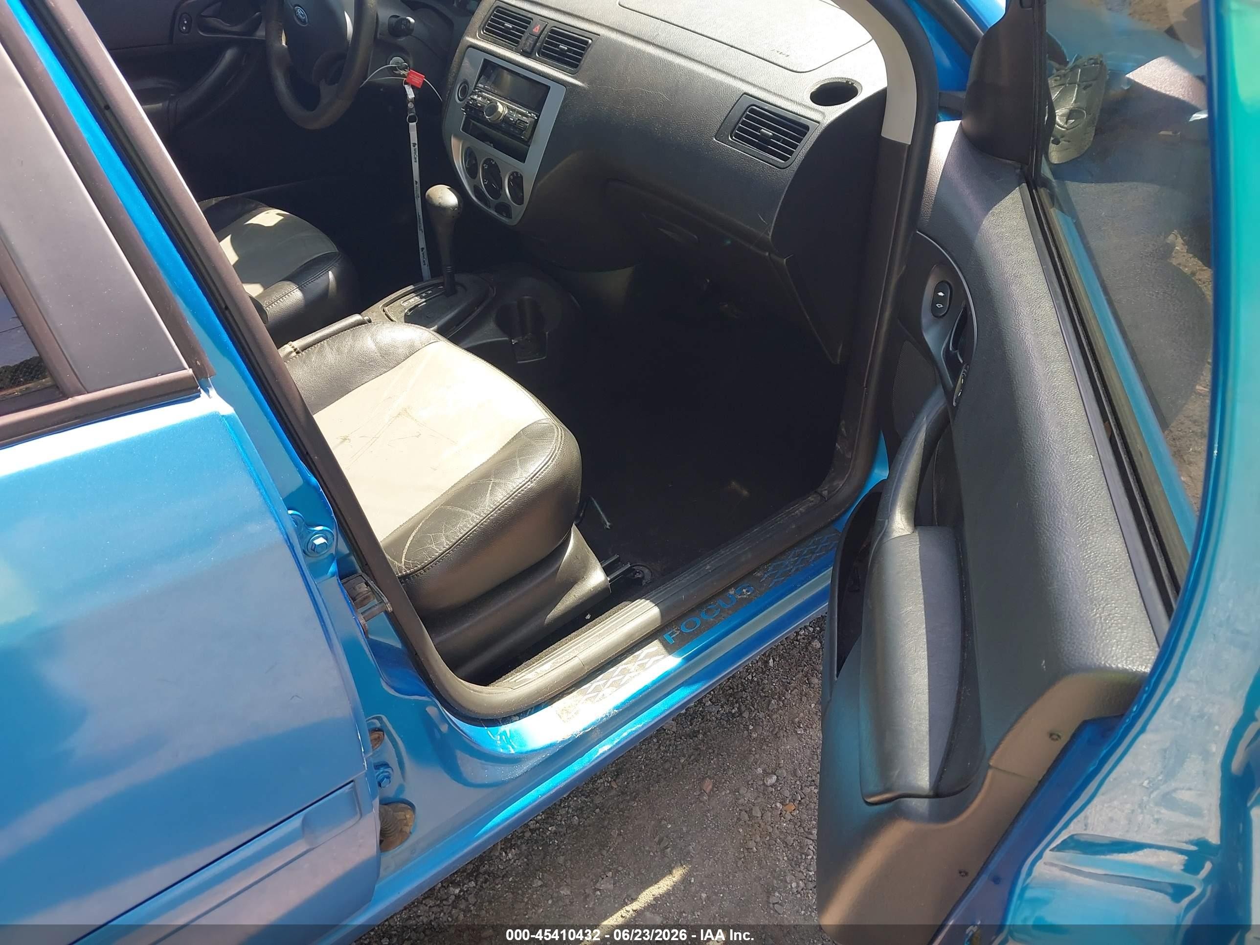 2007 Ford Focus S/se/ses Синий vin: 1FAHP34N97W244989