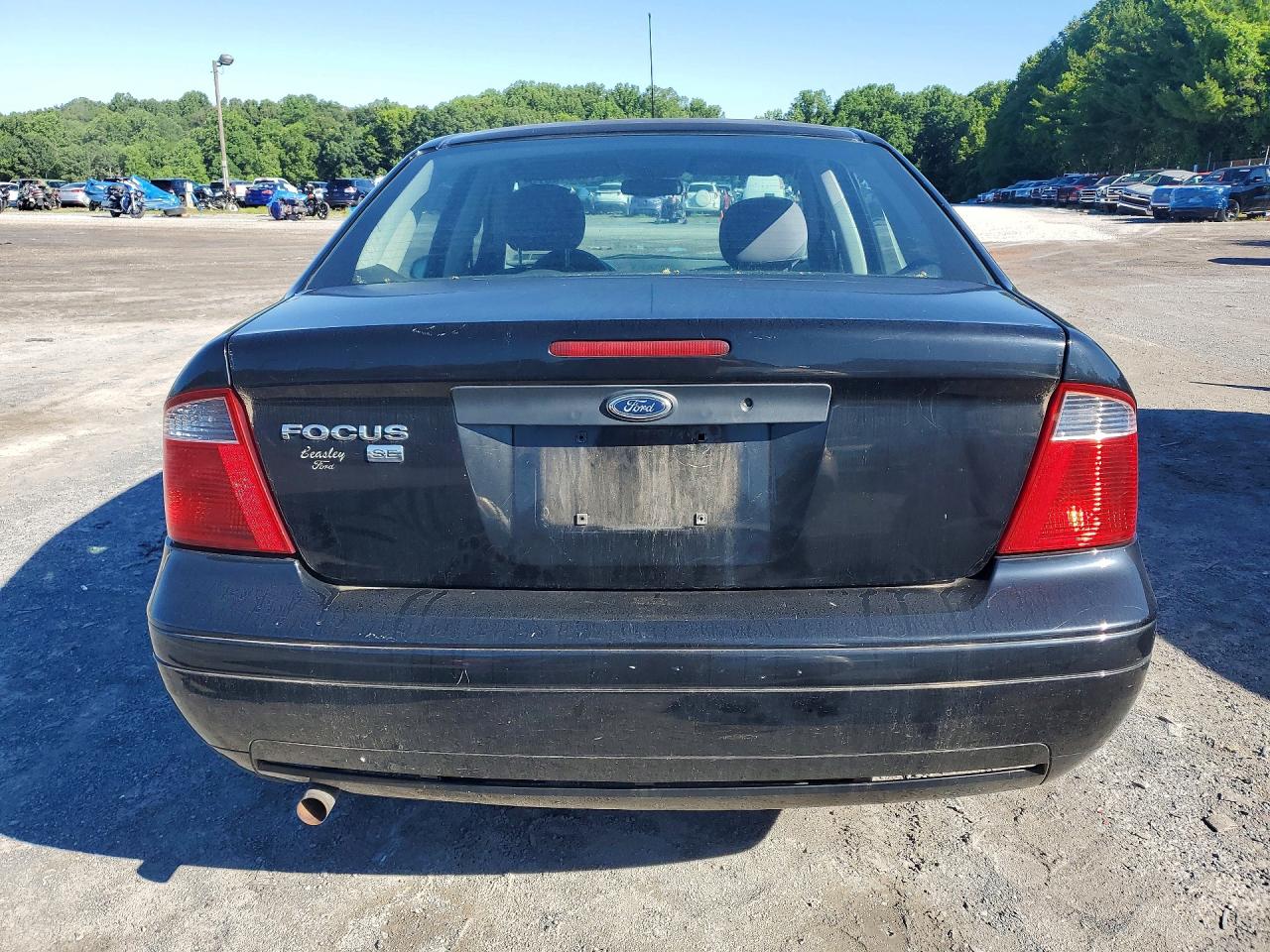 2007 Ford Focus Zx4 Black vin: 1FAHP34N97W307671