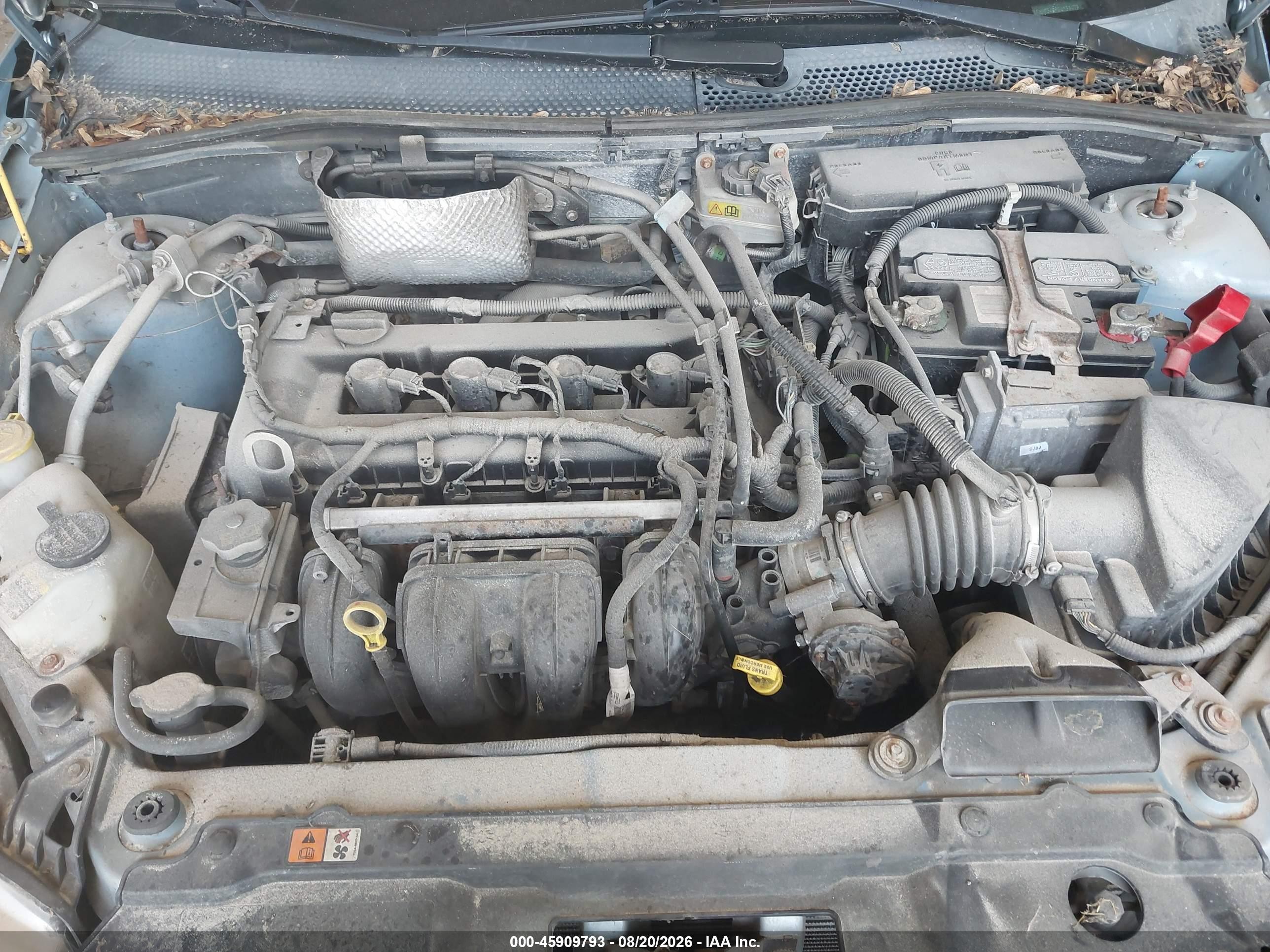 2008 Ford Focus S Light Blue vin: 1FAHP34N98W133473