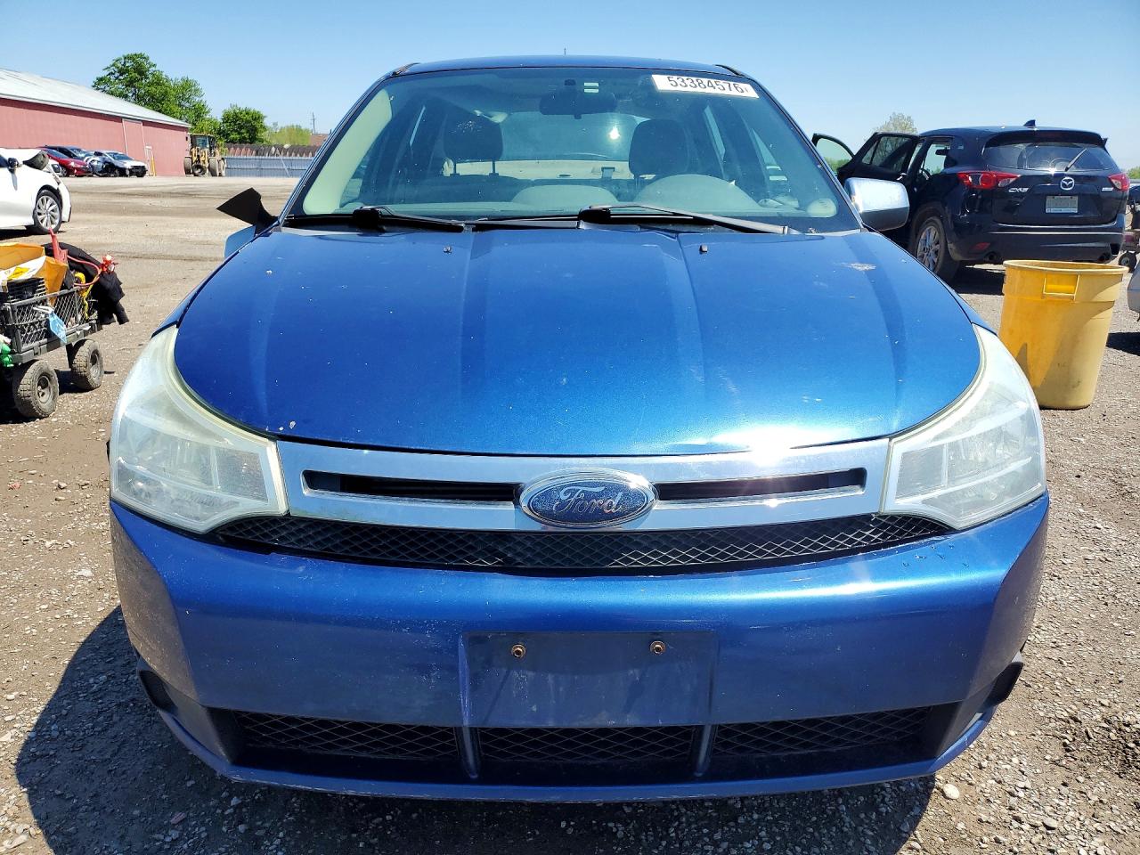 2008 Ford Focus S Blue vin: 1FAHP34N98W146966