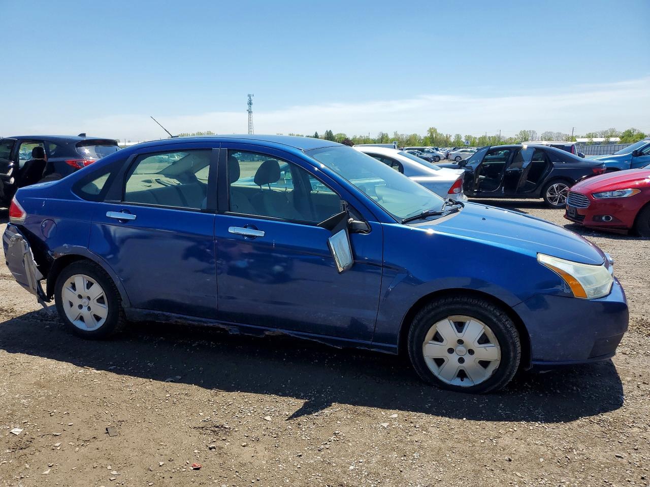2008 Ford Focus S Blue vin: 1FAHP34N98W146966