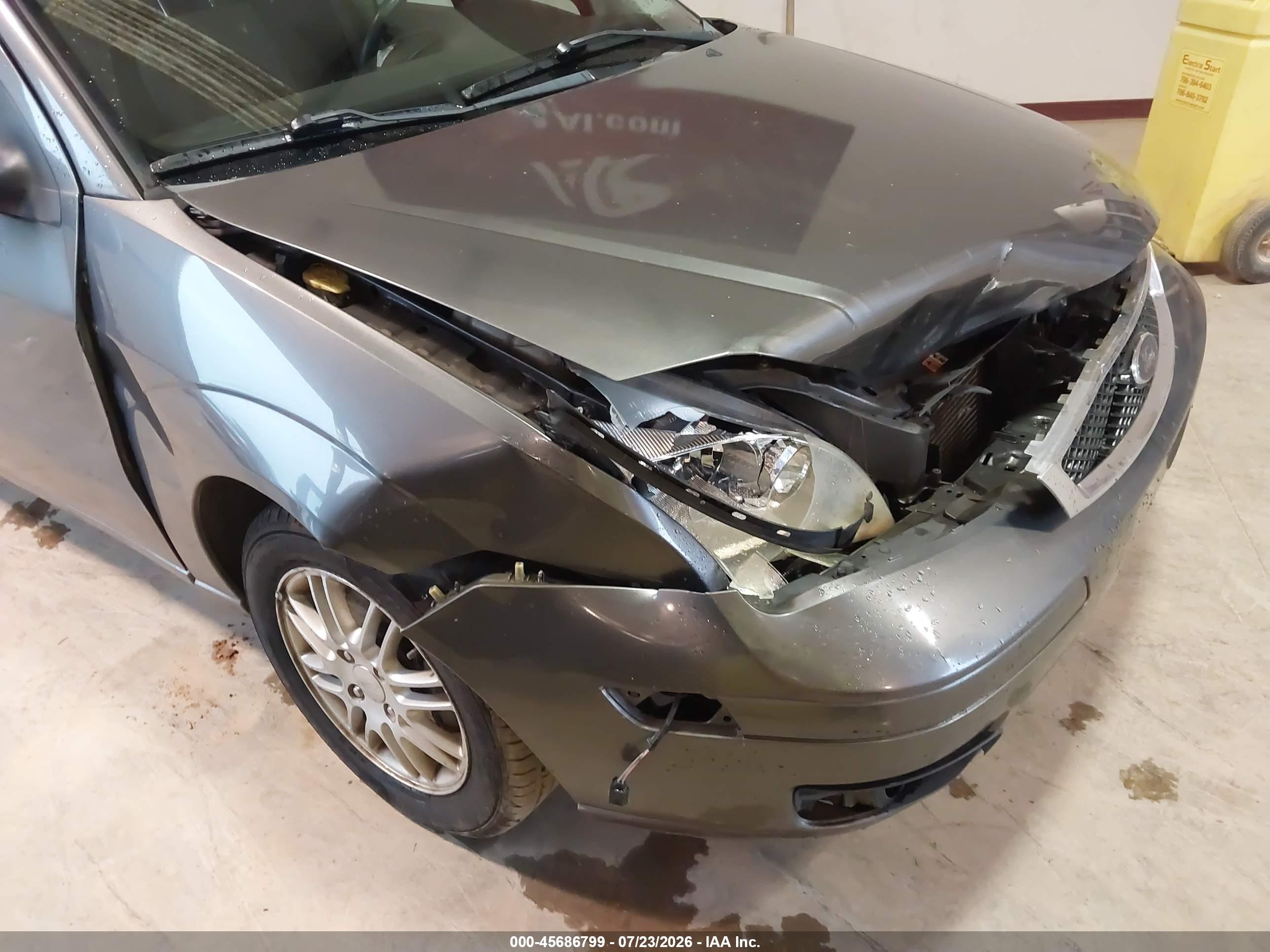 2007 Ford Focus S/se/ses Gray vin: 1FAHP34NX7W112906