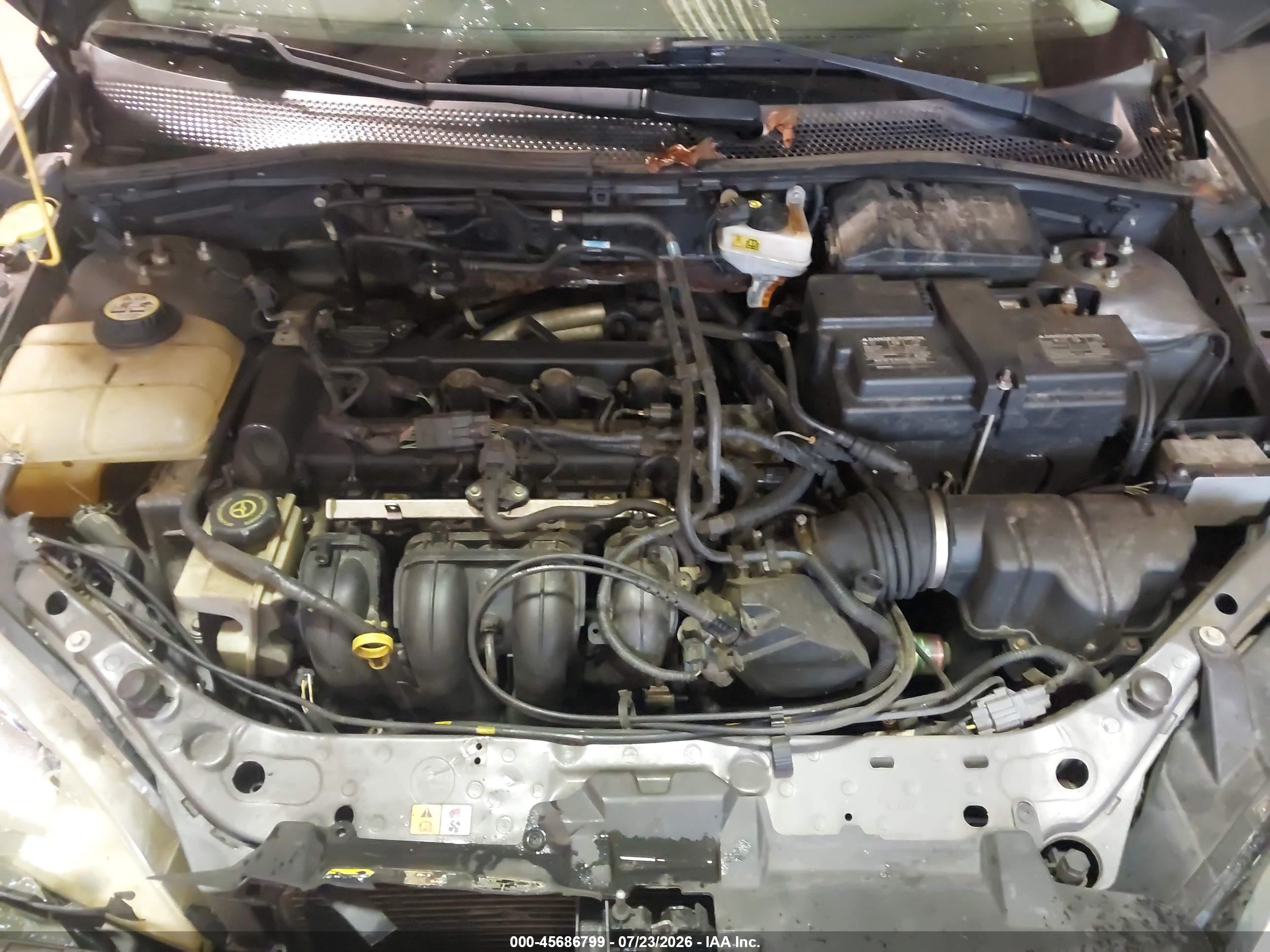 2007 Ford Focus S/se/ses Gray vin: 1FAHP34NX7W112906