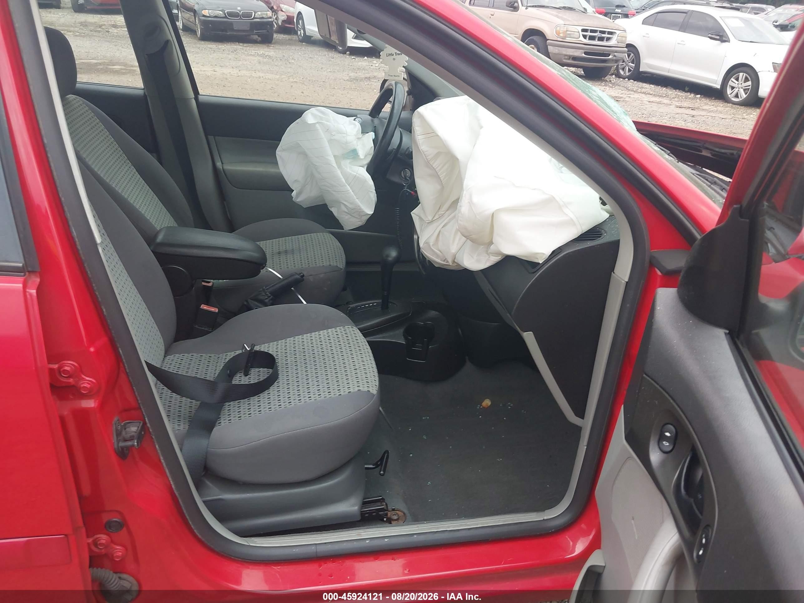 2007 Ford Focus S/se/ses Red vin: 1FAHP34NX7W275880