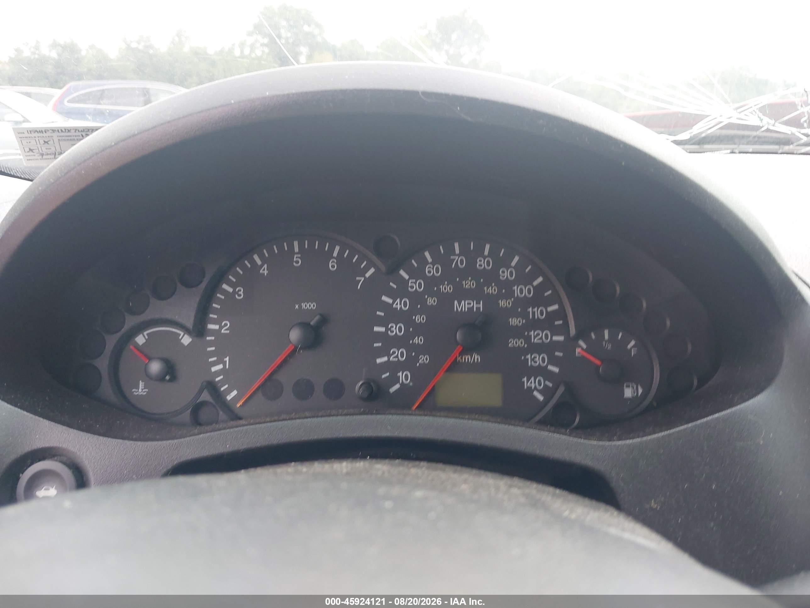 2007 Ford Focus S/se/ses Red vin: 1FAHP34NX7W275880