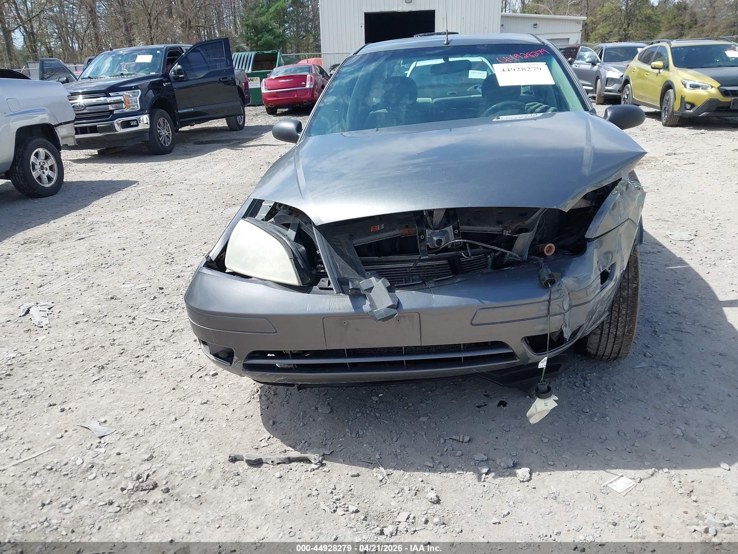 2007 Ford Focus S/se/ses Gray vin: 1FAHP34NX7W366017