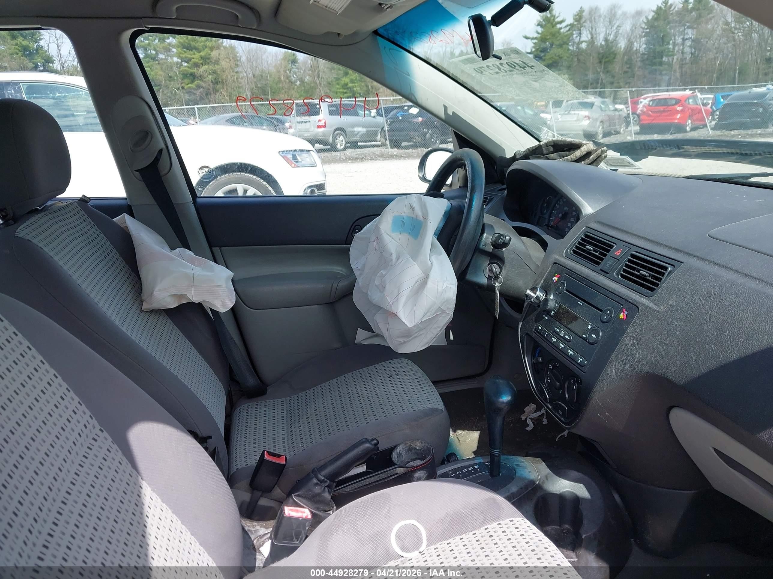2007 Ford Focus S/se/ses Gray vin: 1FAHP34NX7W366017