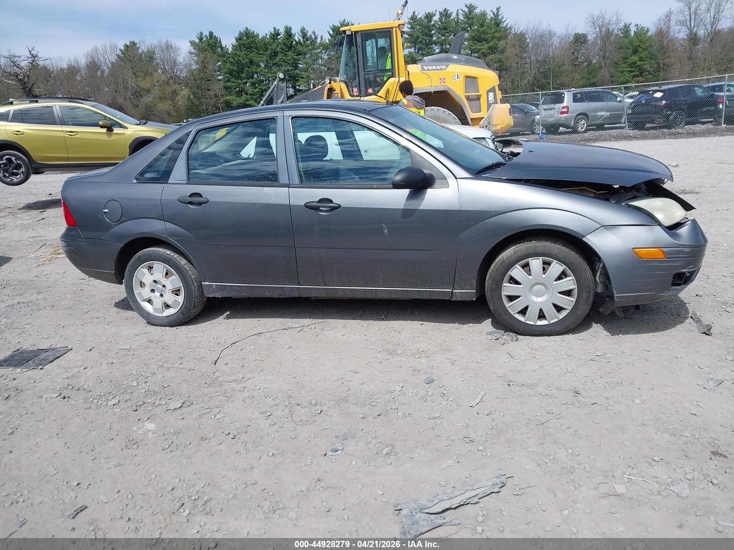 2007 Ford Focus S/se/ses Gray vin: 1FAHP34NX7W366017