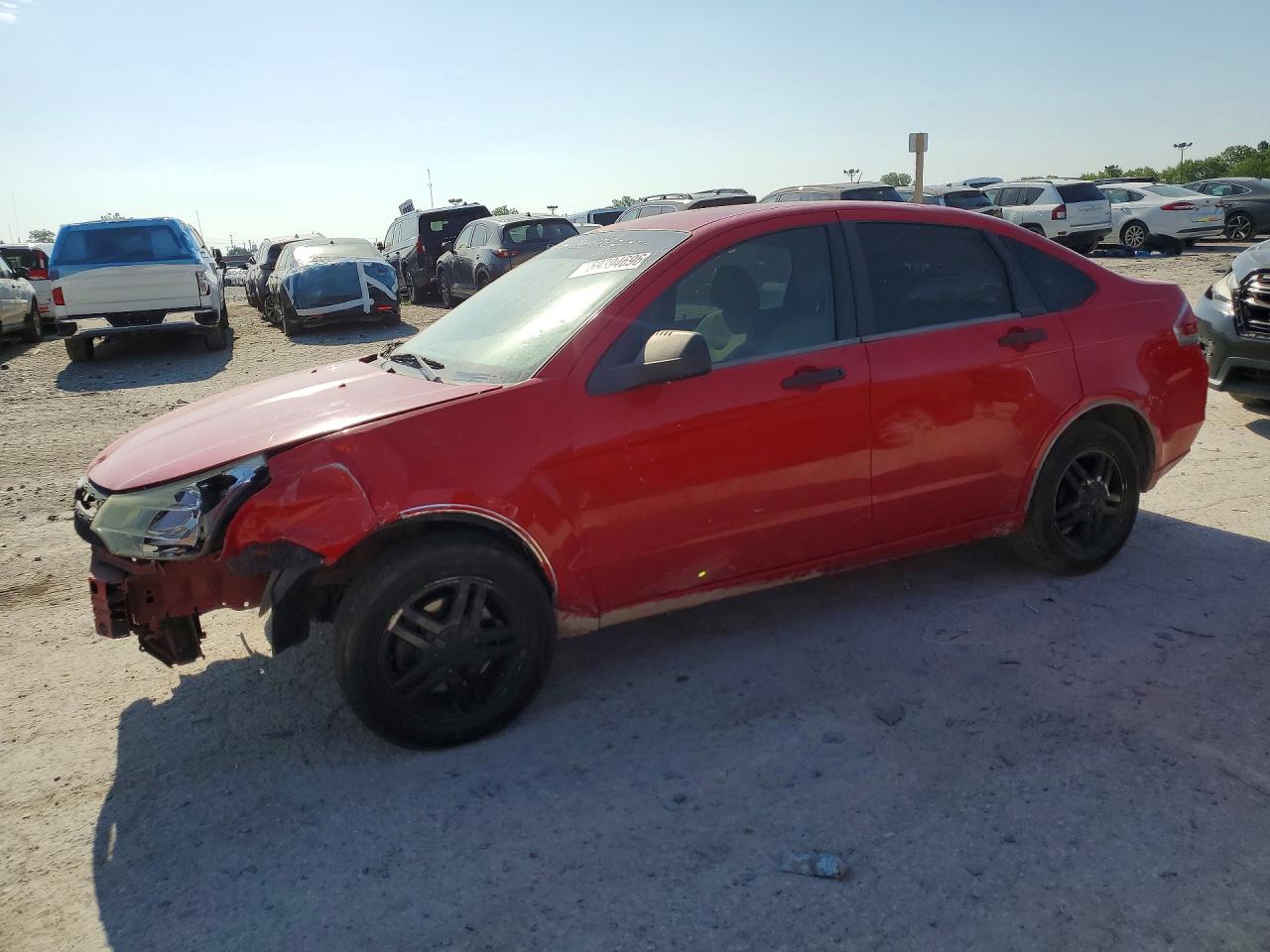2008 Ford Focus S/se Red vin: 1FAHP34NX8W259762
