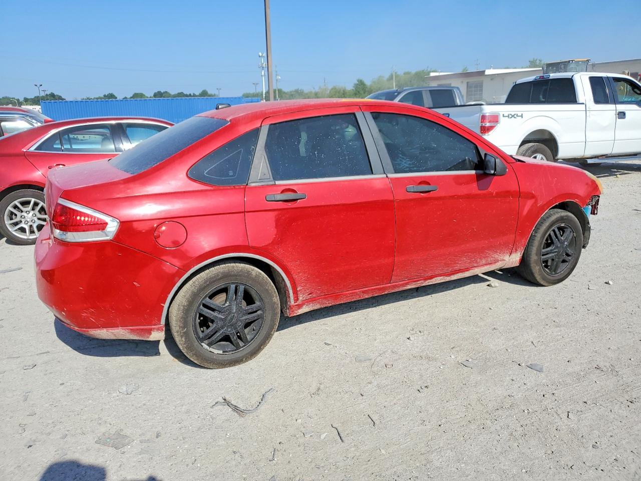 2008 Ford Focus S/se Red vin: 1FAHP34NX8W259762