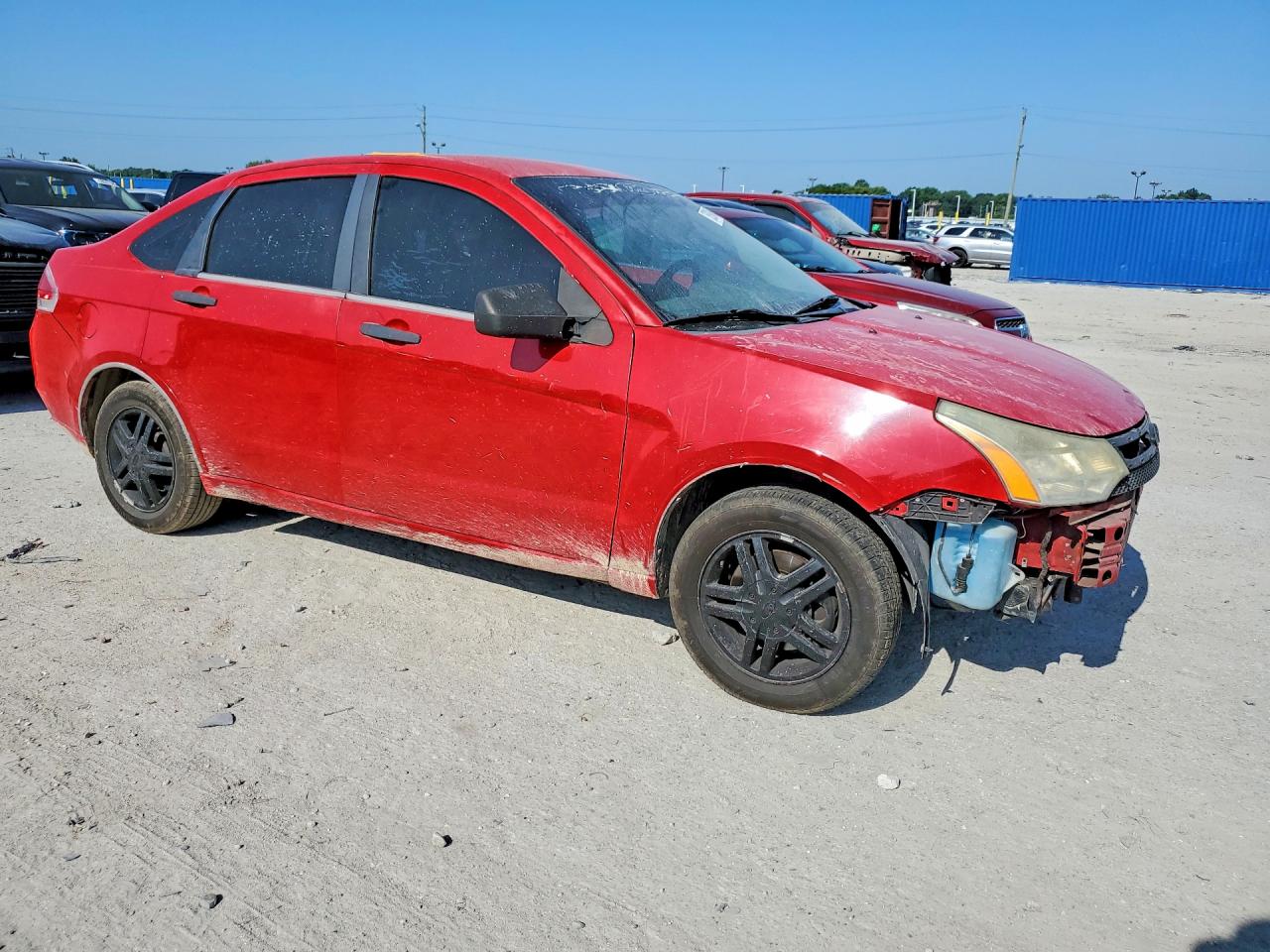 2008 Ford Focus S/se Red vin: 1FAHP34NX8W259762