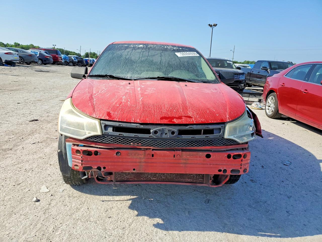 2008 Ford Focus S/se Red vin: 1FAHP34NX8W259762