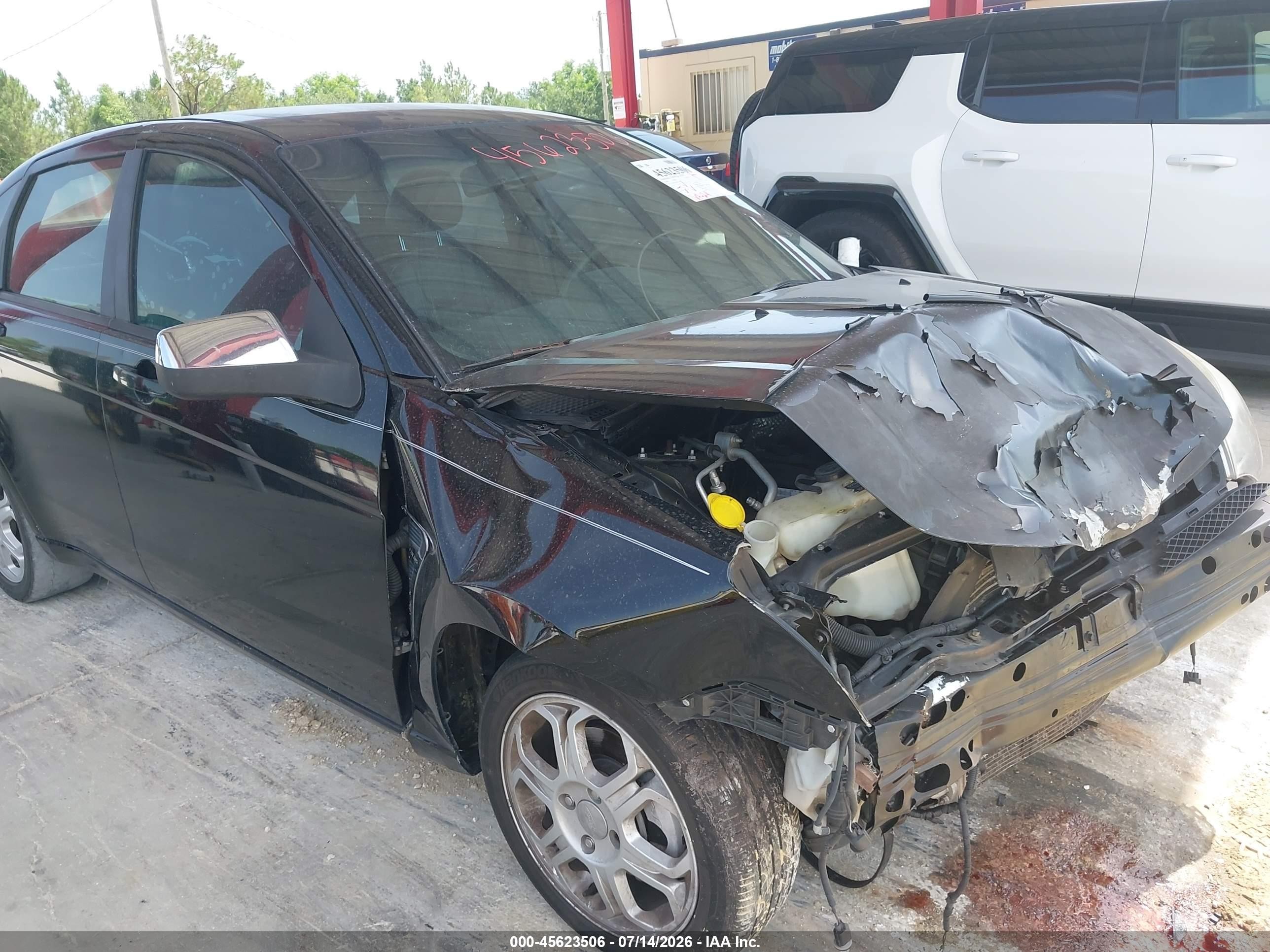 2008 Ford Focus Se/ses Black vin: 1FAHP35N08W143940