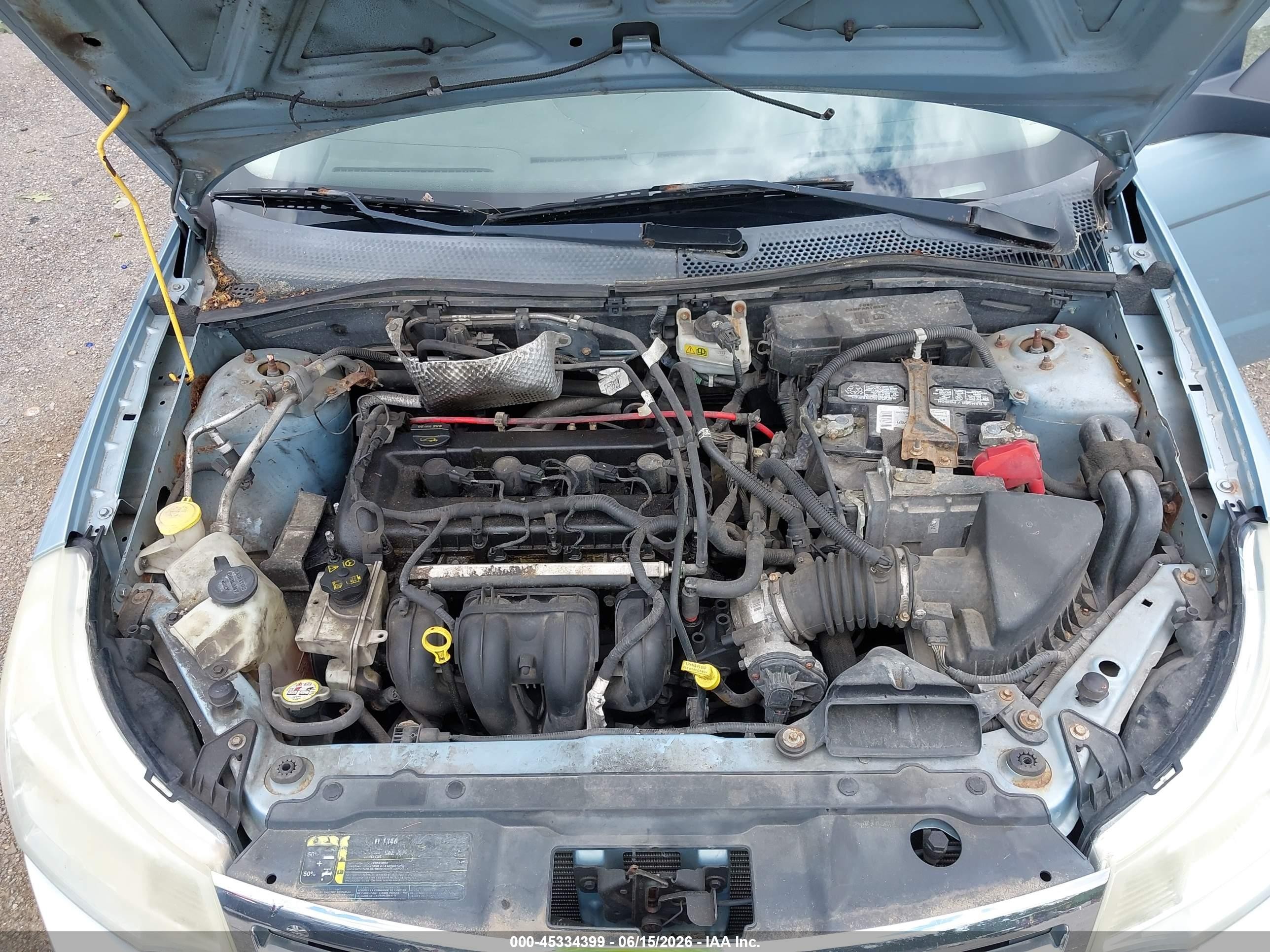 2008 Ford Focus Se/ses Blue vin: 1FAHP35N08W155747