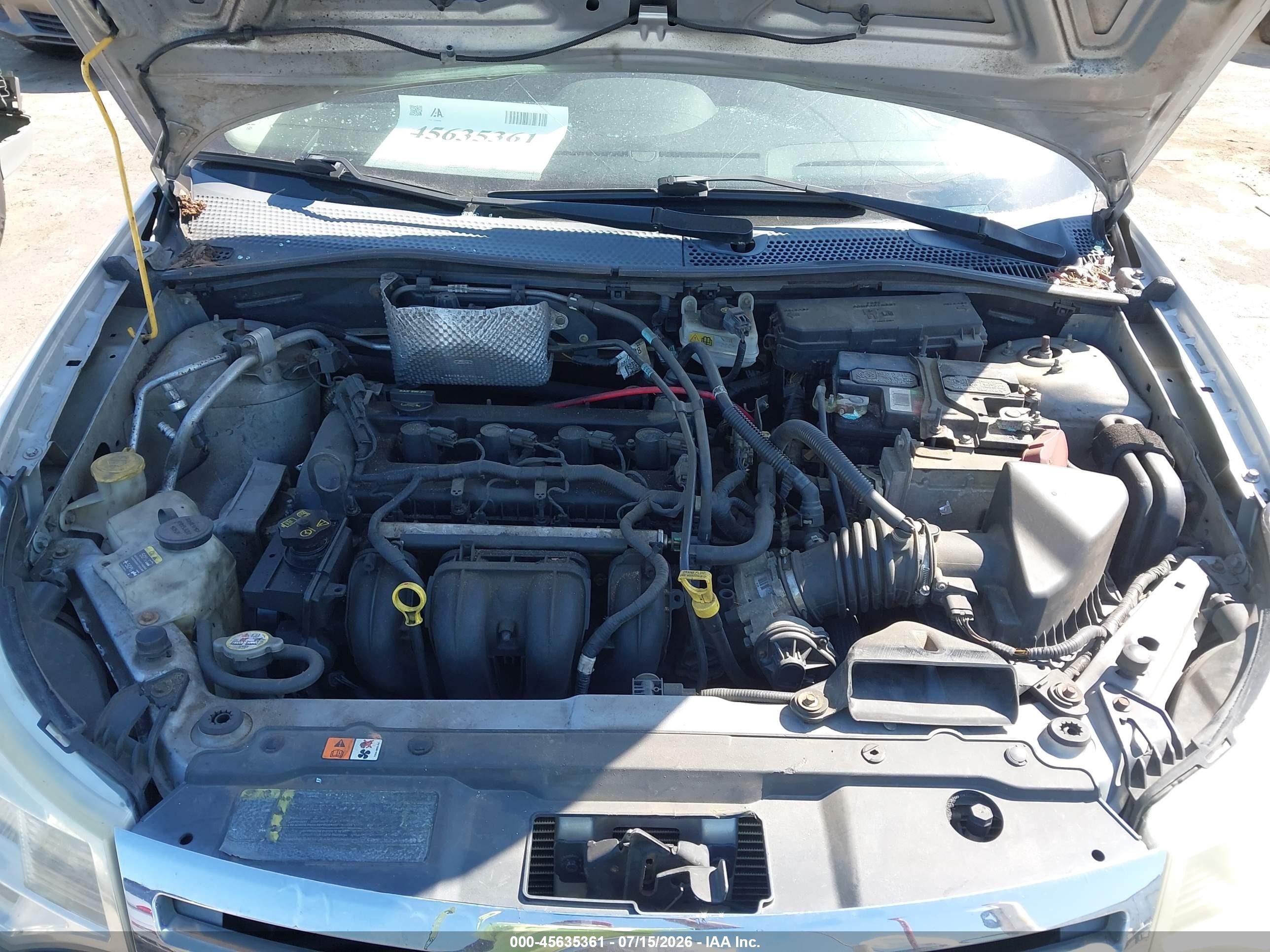 2008 Ford Focus Se/ses Серебряный vin: 1FAHP35N08W192961
