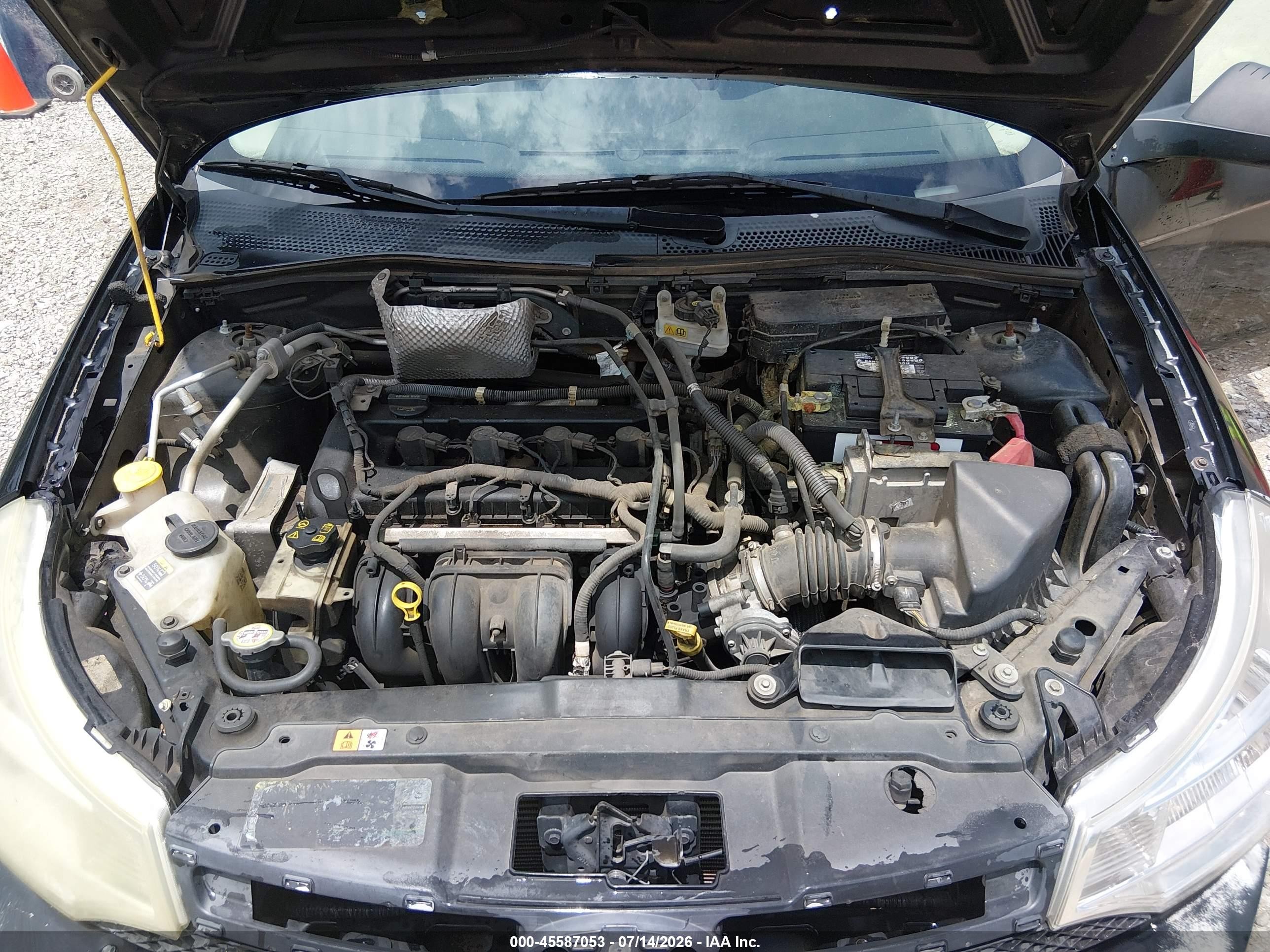 2008 Ford Focus Se/ses Black vin: 1FAHP35N08W270915