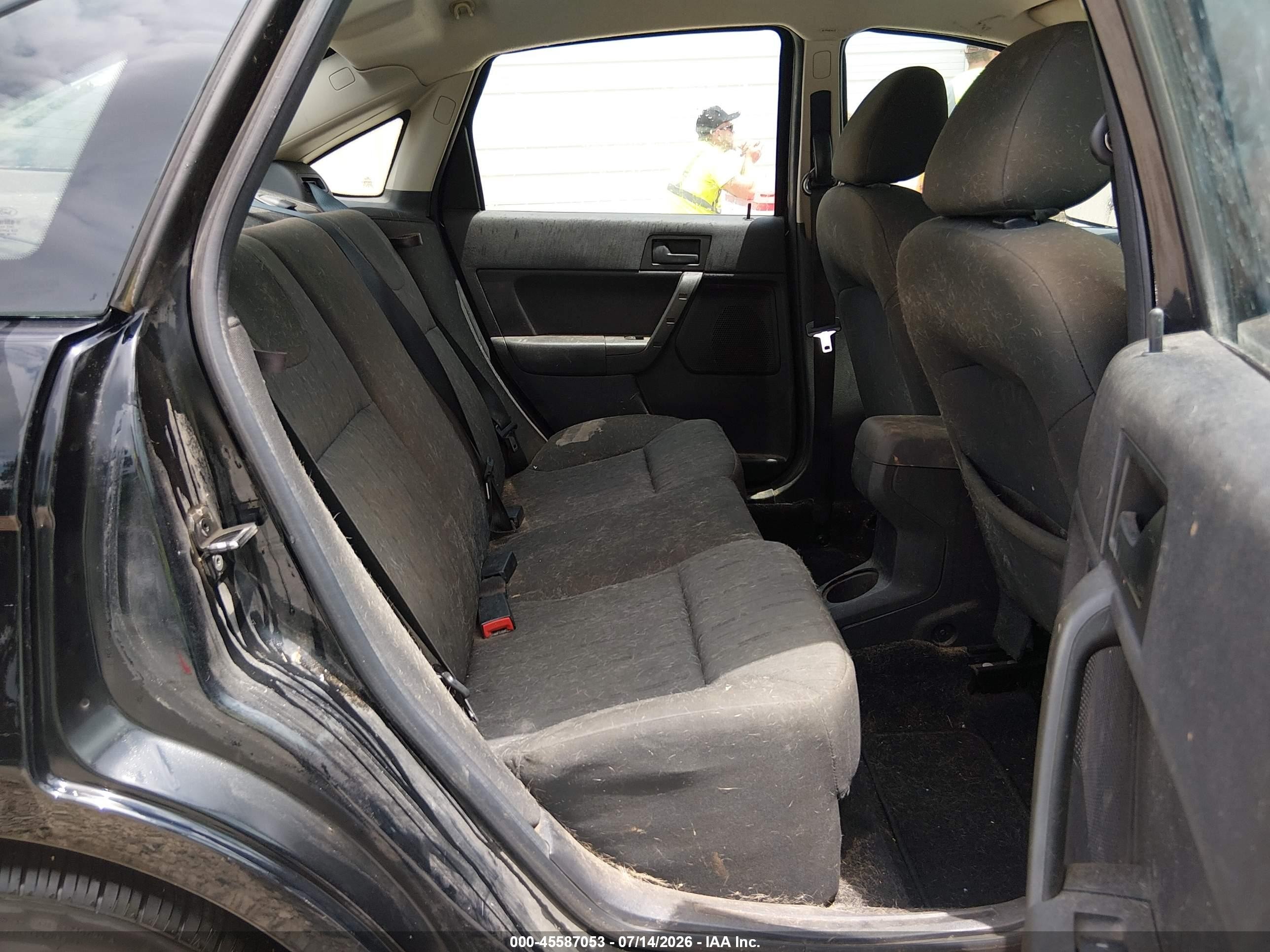 2008 Ford Focus Se/ses Black vin: 1FAHP35N08W270915