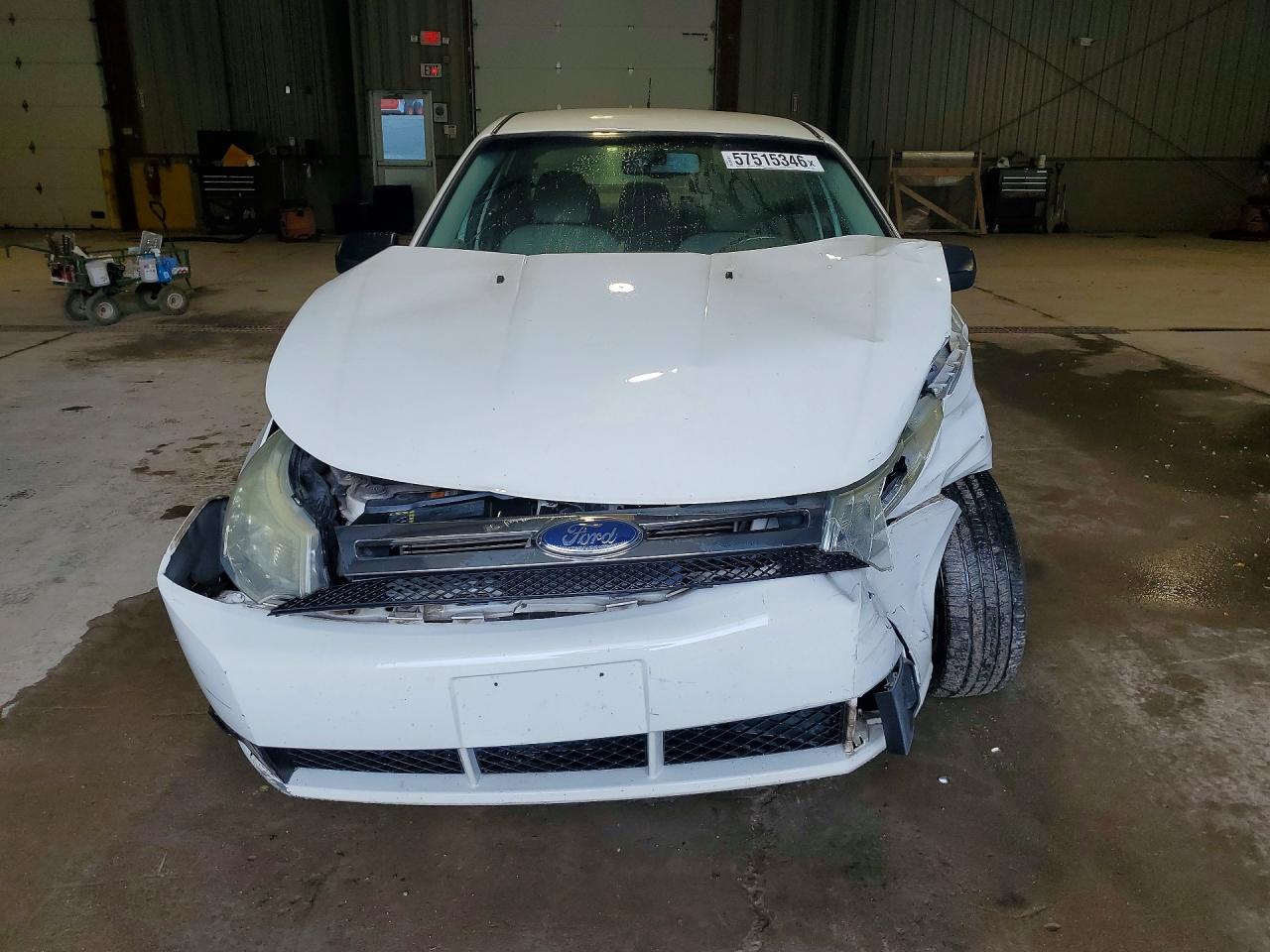2009 Ford Focus Se White vin: 1FAHP35N09W123379