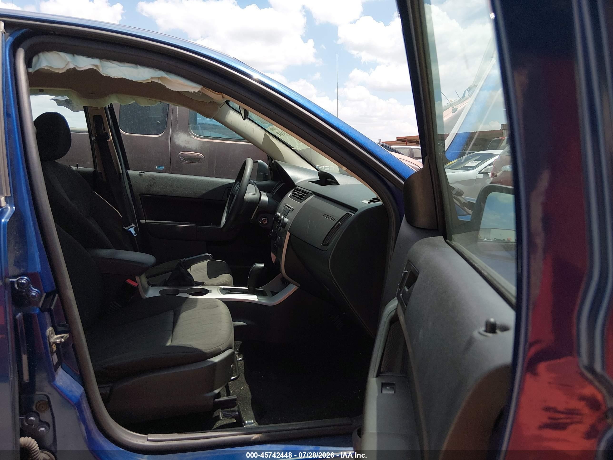 2009 Ford Focus Se Blue vin: 1FAHP35N09W178026