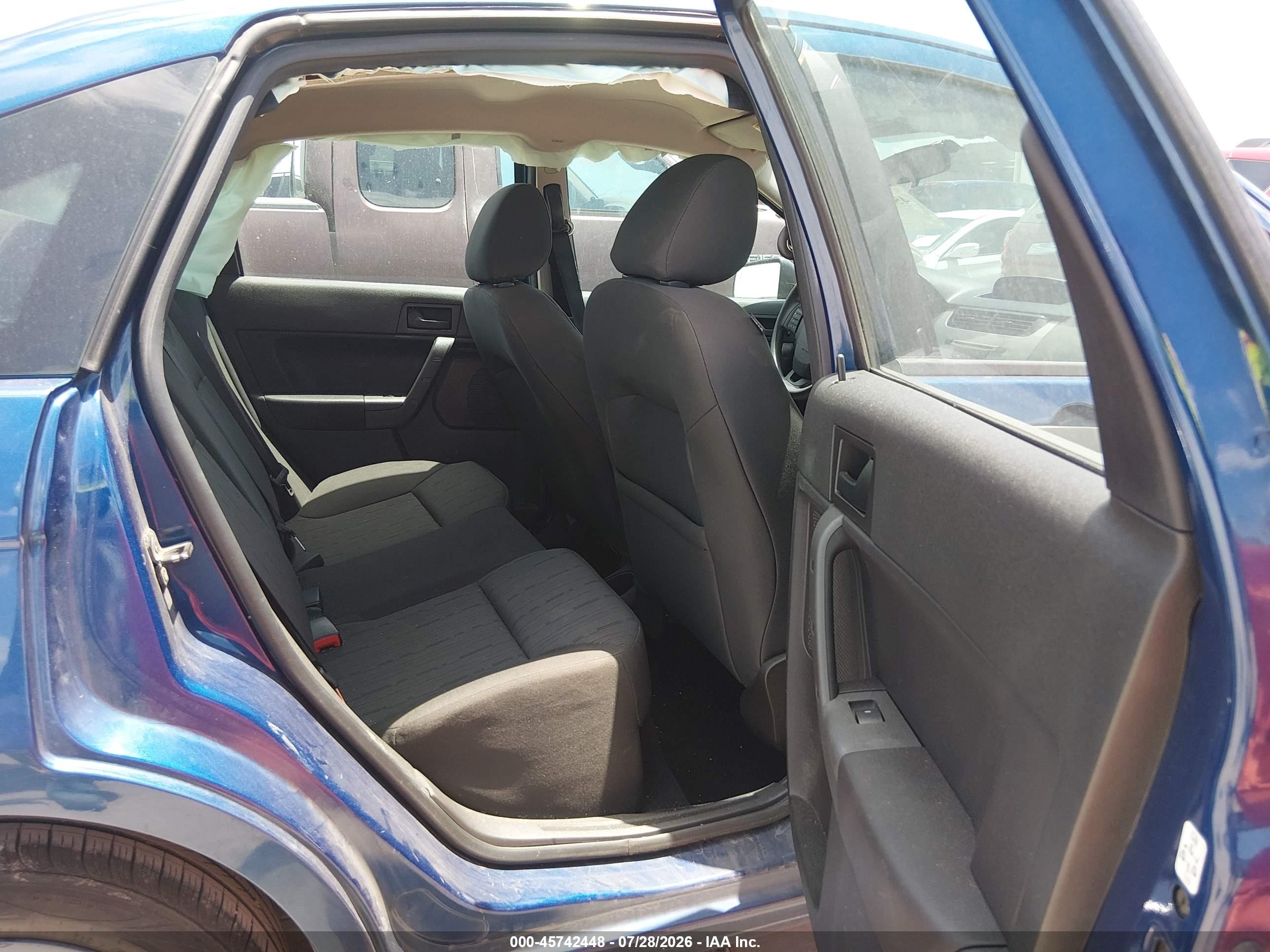 2009 Ford Focus Se Blue vin: 1FAHP35N09W178026