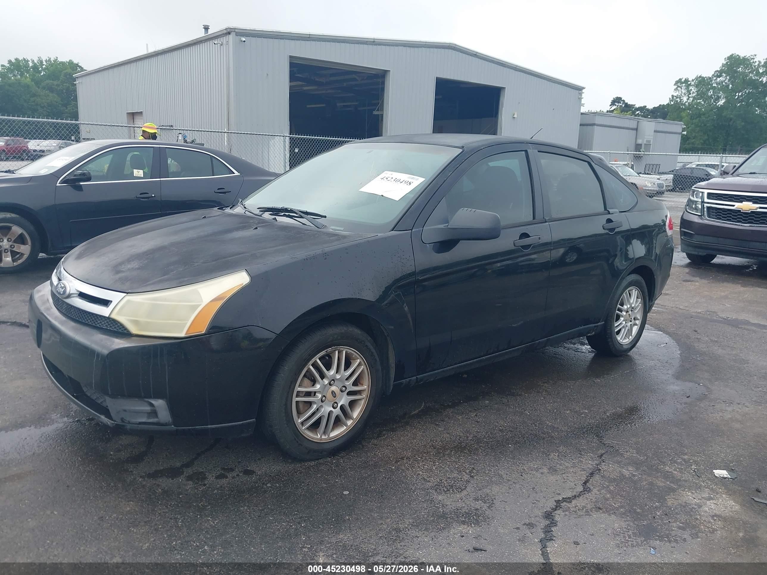 2009 Ford Focus Se Black vin: 1FAHP35N09W180228