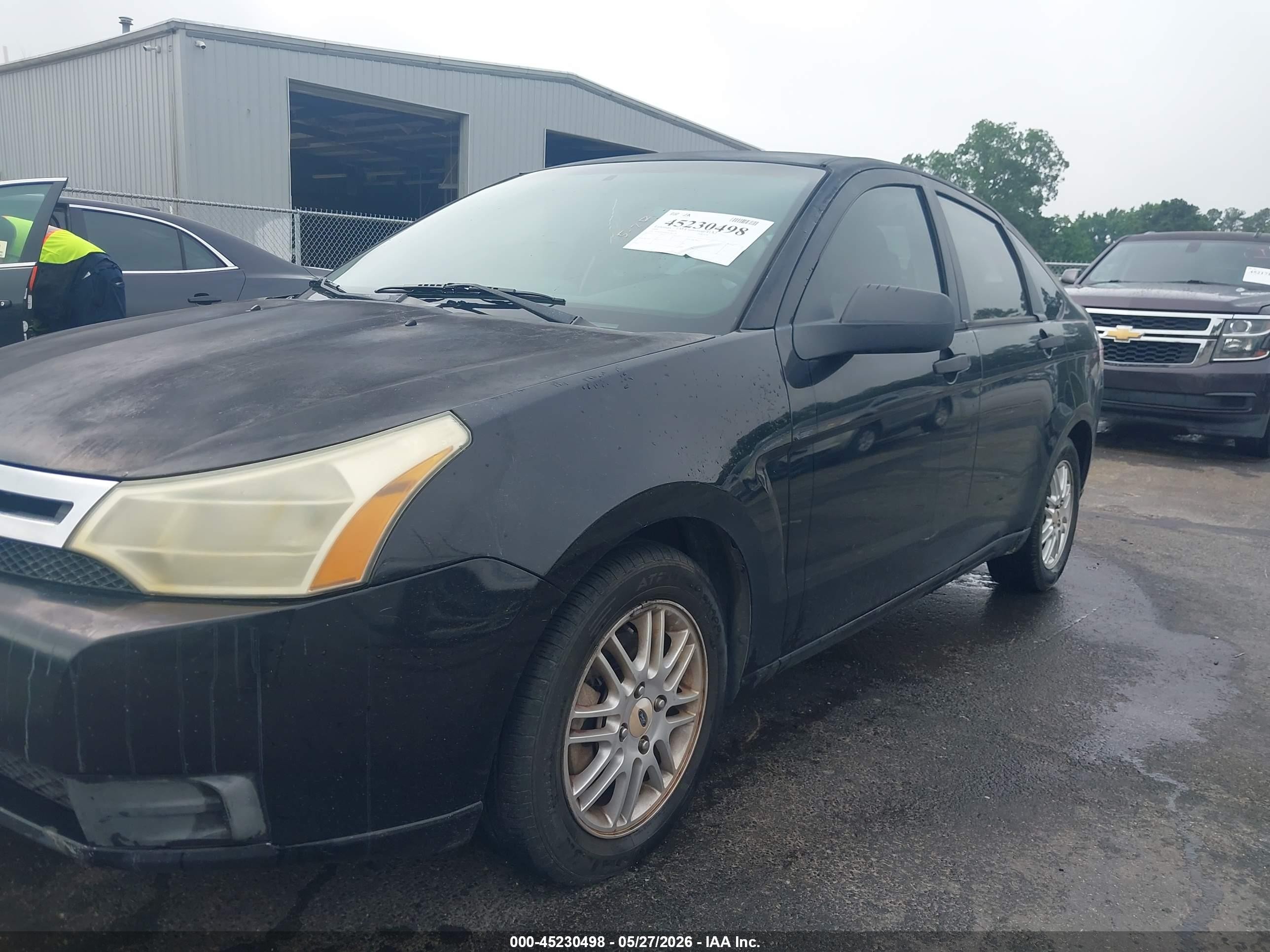 2009 Ford Focus Se Black vin: 1FAHP35N09W180228