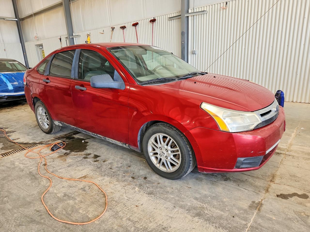 2009 Ford Focus Se Burgundy vin: 1FAHP35N09W207086