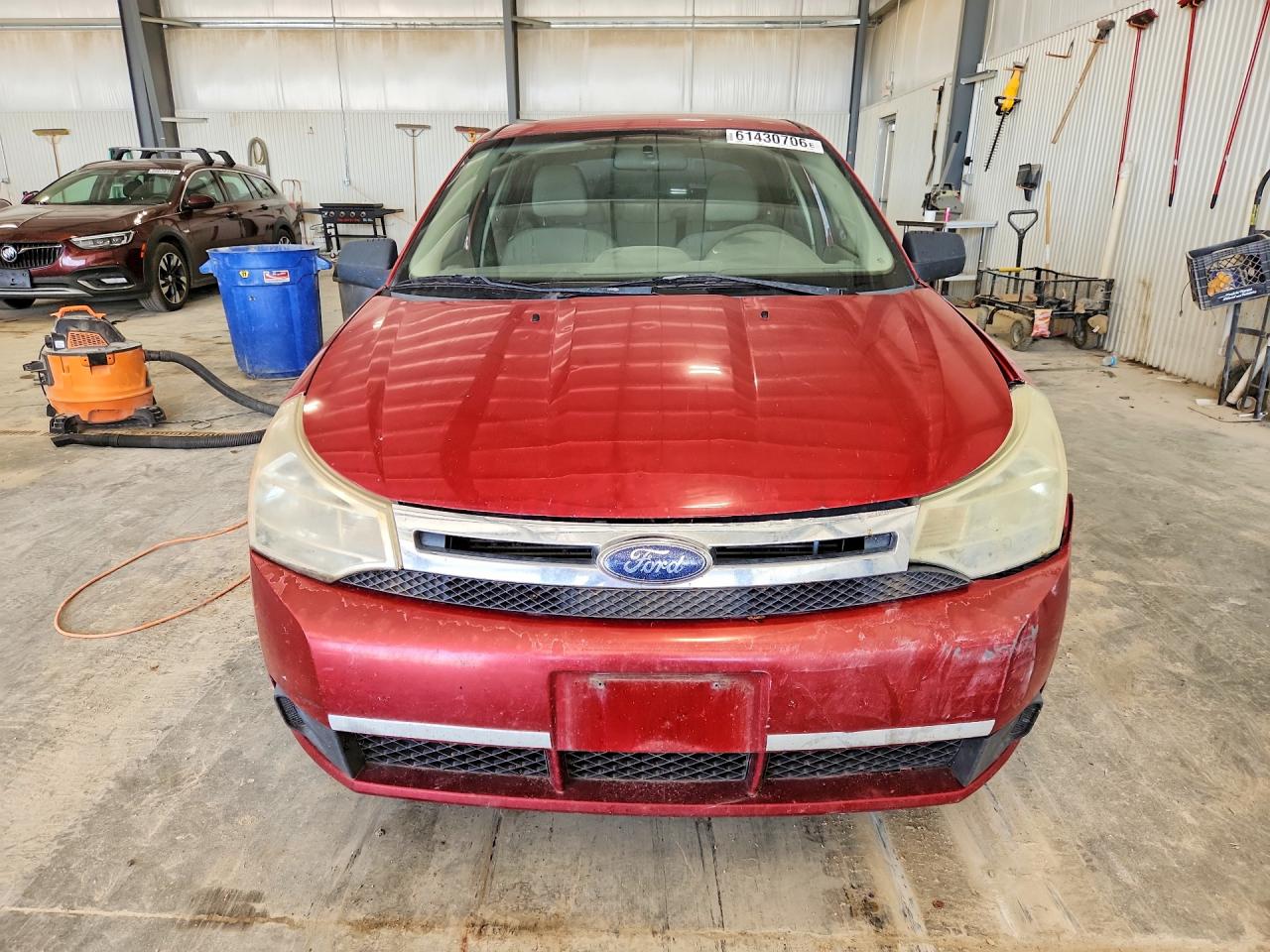 2009 Ford Focus Se Burgundy vin: 1FAHP35N09W207086