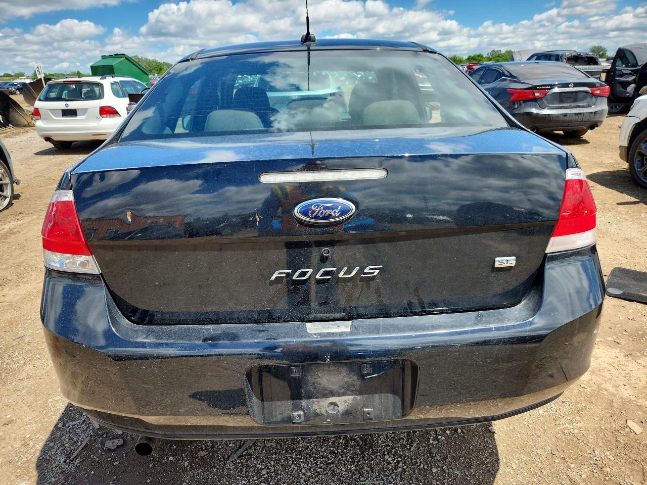 2009 Ford Focus Se Black vin: 1FAHP35N09W211848