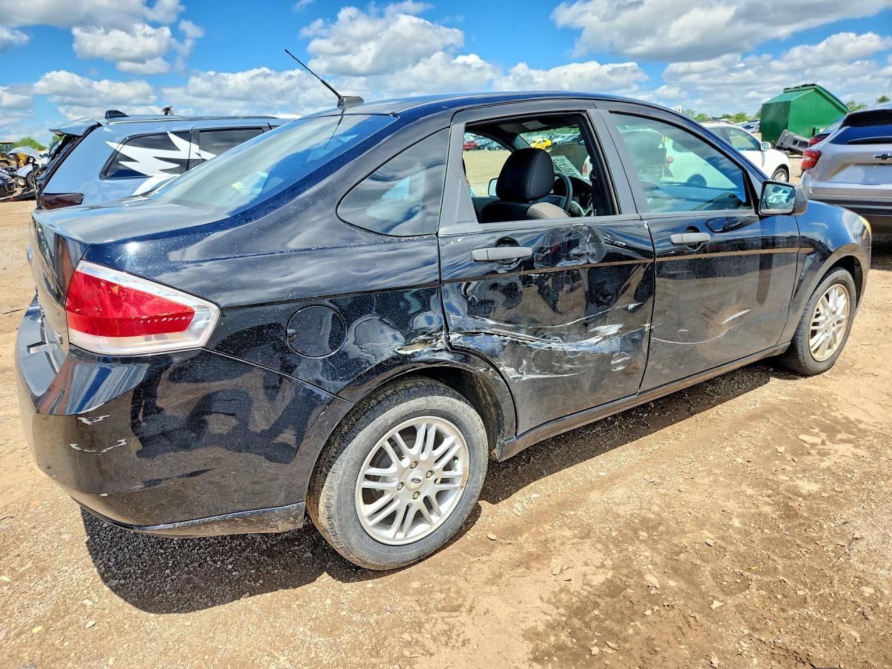 2009 Ford Focus Se Black vin: 1FAHP35N09W211848