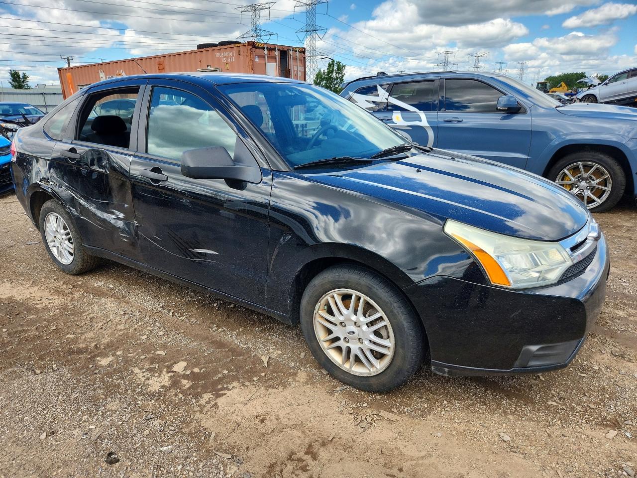 2009 Ford Focus Se Black vin: 1FAHP35N09W211848