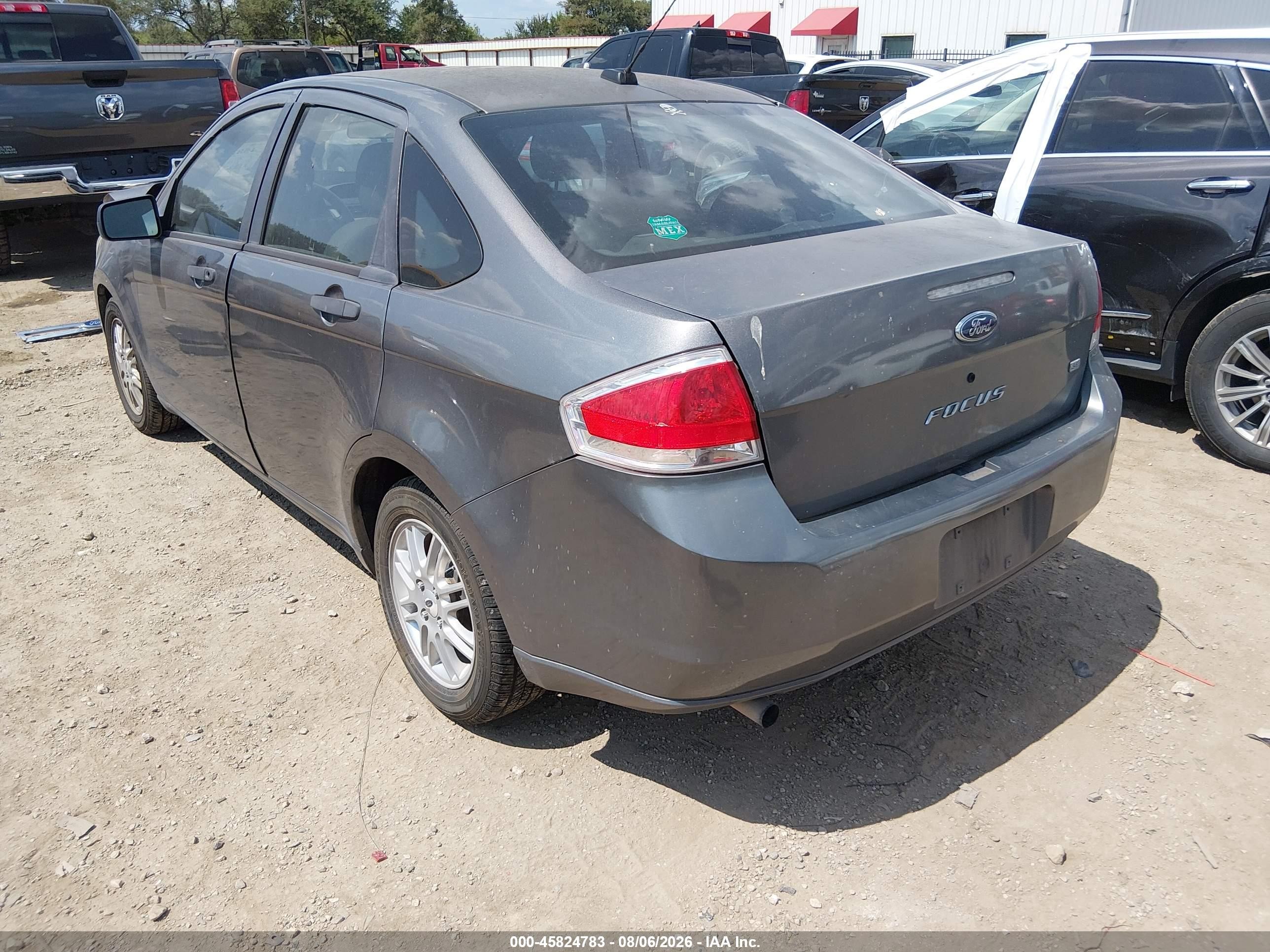 2009 Ford Focus Se Серый vin: 1FAHP35N09W216466